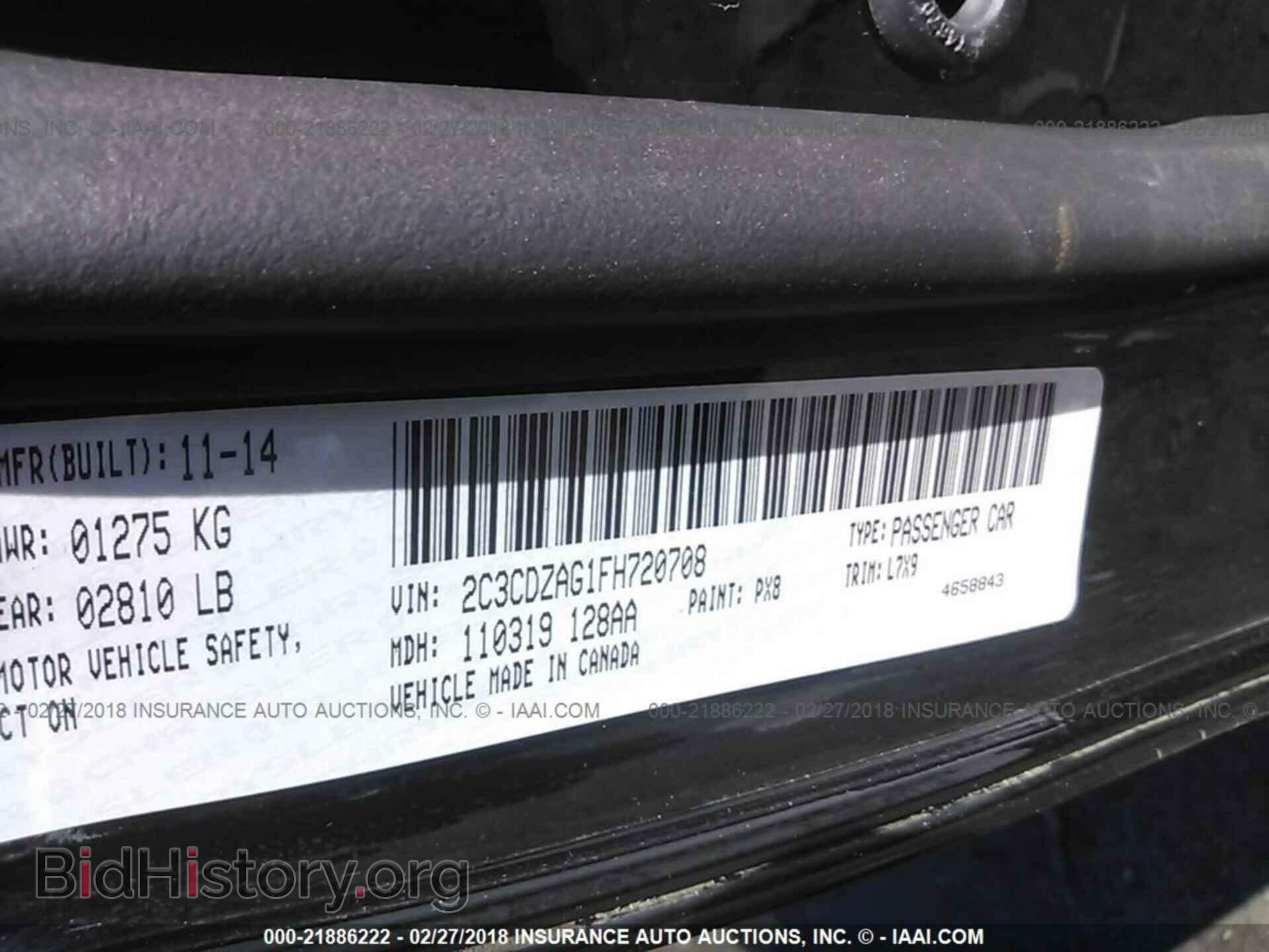 2015 Dodge Challenger - VIN: 2C3CDZAG1FH720708 - Photo 9