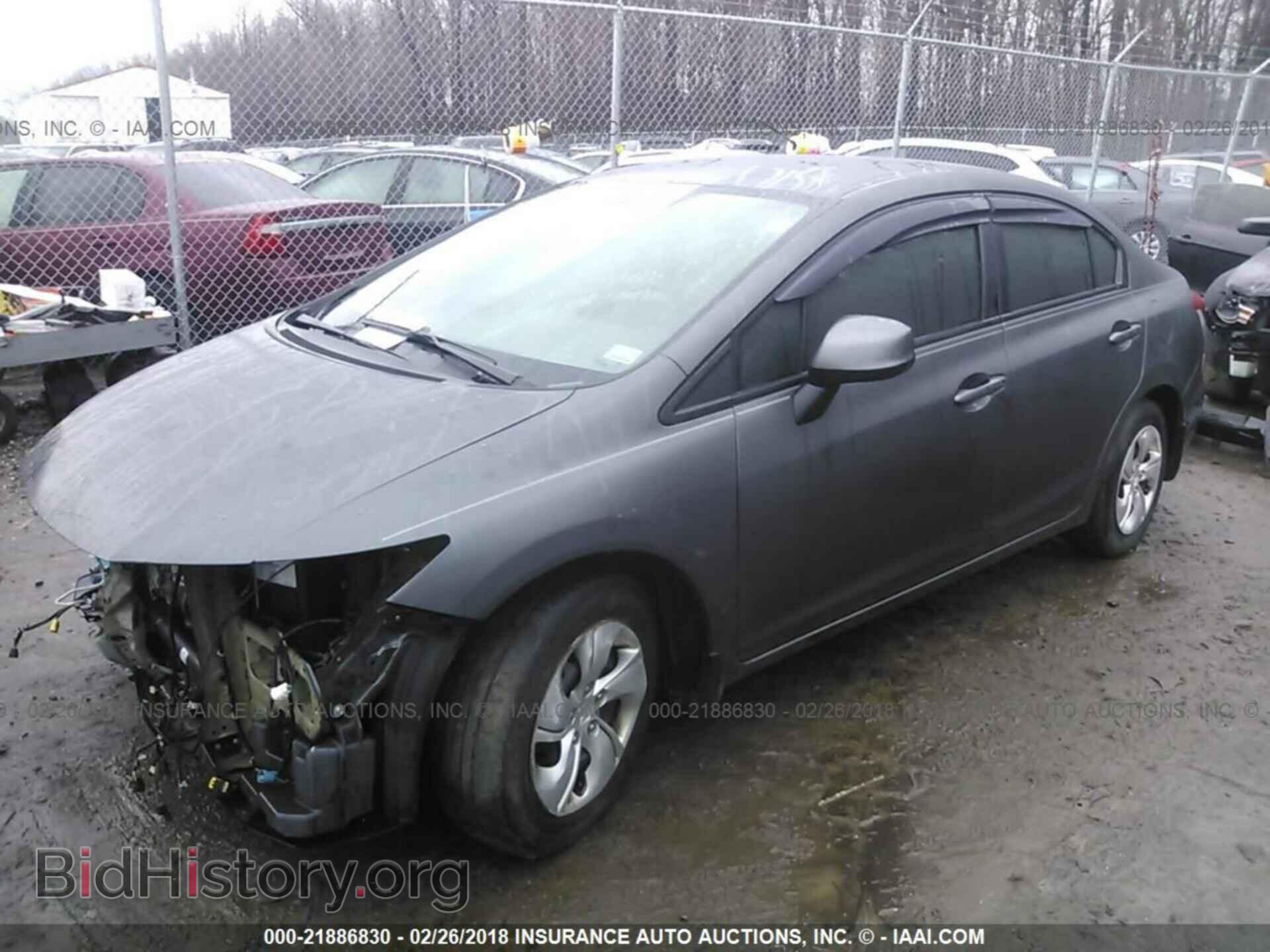 2013 Honda Civic - VIN: 2HGFB2F5XDH576216 - Фото 2