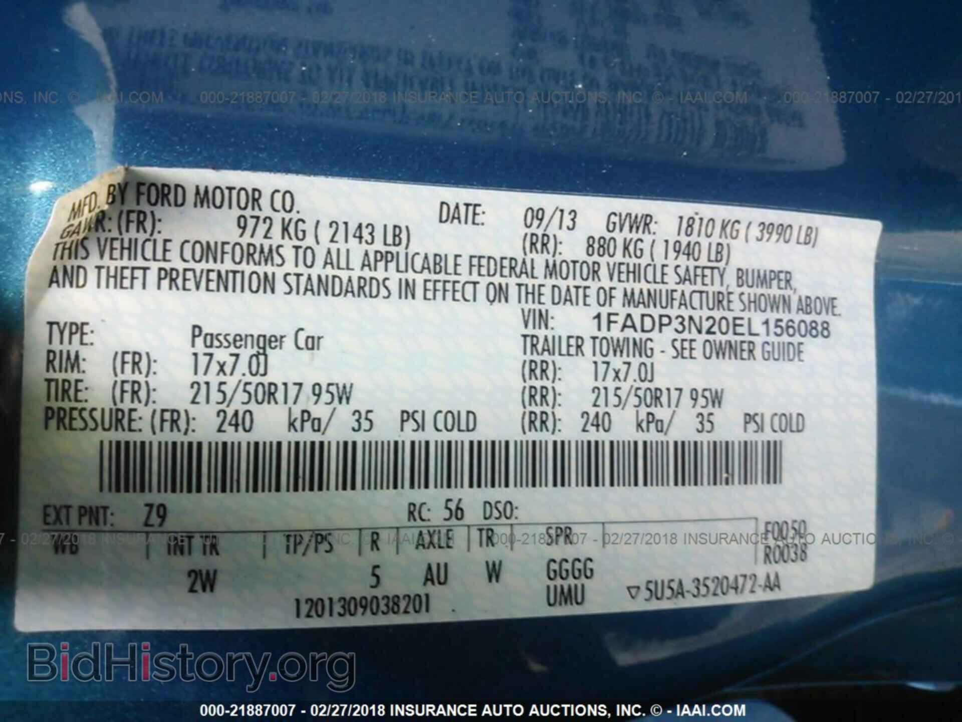 2014 Ford Focus - VIN: 1FADP3N20EL156088 - Photo 9