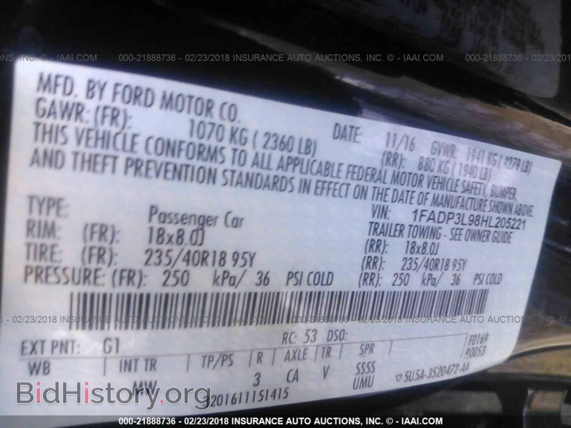 2017 Ford Focus - VIN: 1FADP3L98HL205221 - Photo 9