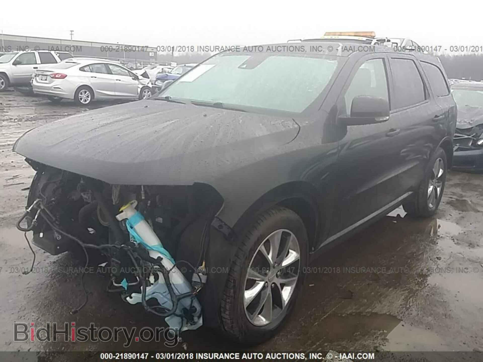 2014 Dodge Durango - VIN: 1C4SDJCT9EC345445 - Фото 2