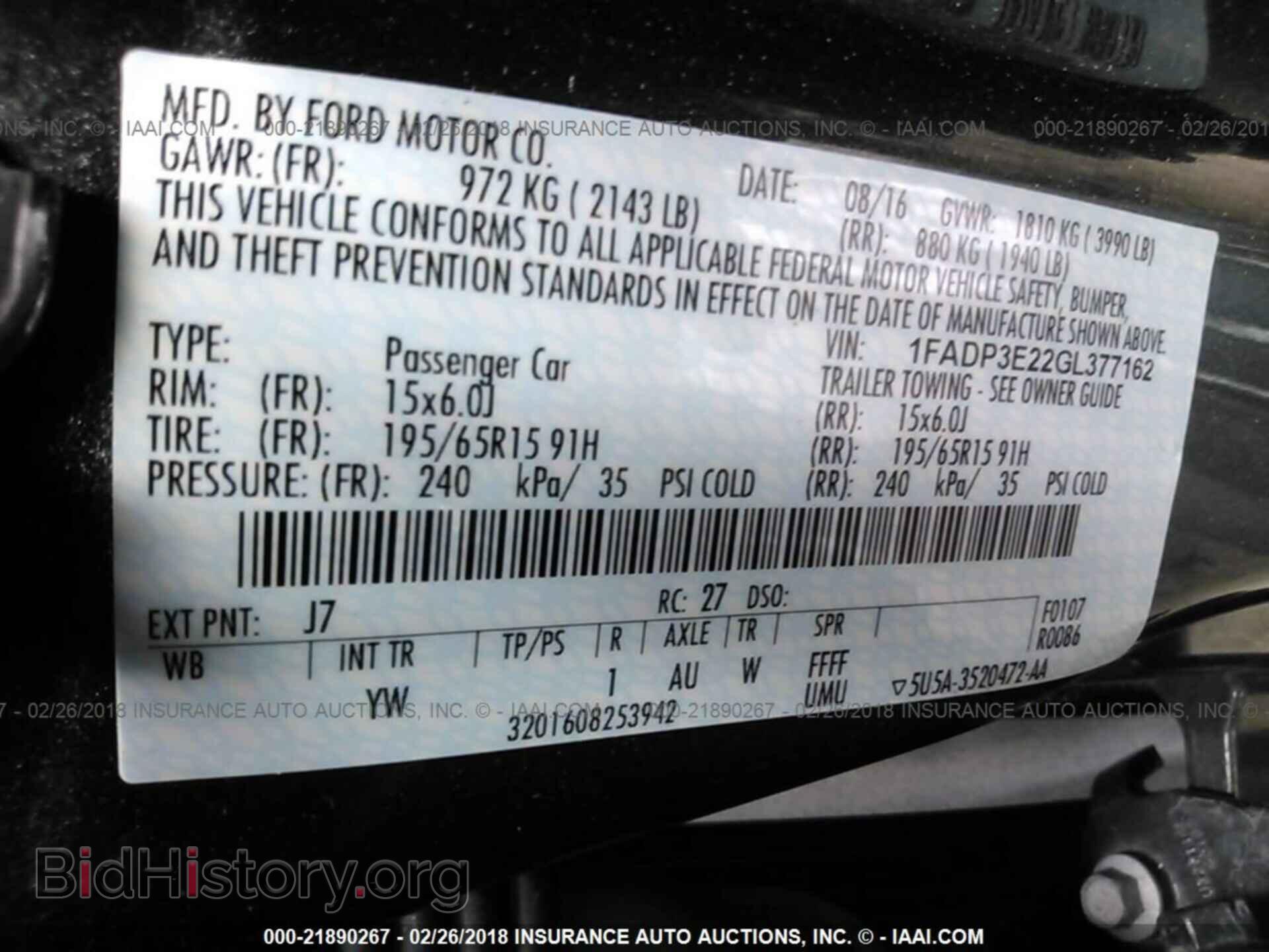 2016 Ford Focus - VIN: 1FADP3E22GL377162 - Фото 9