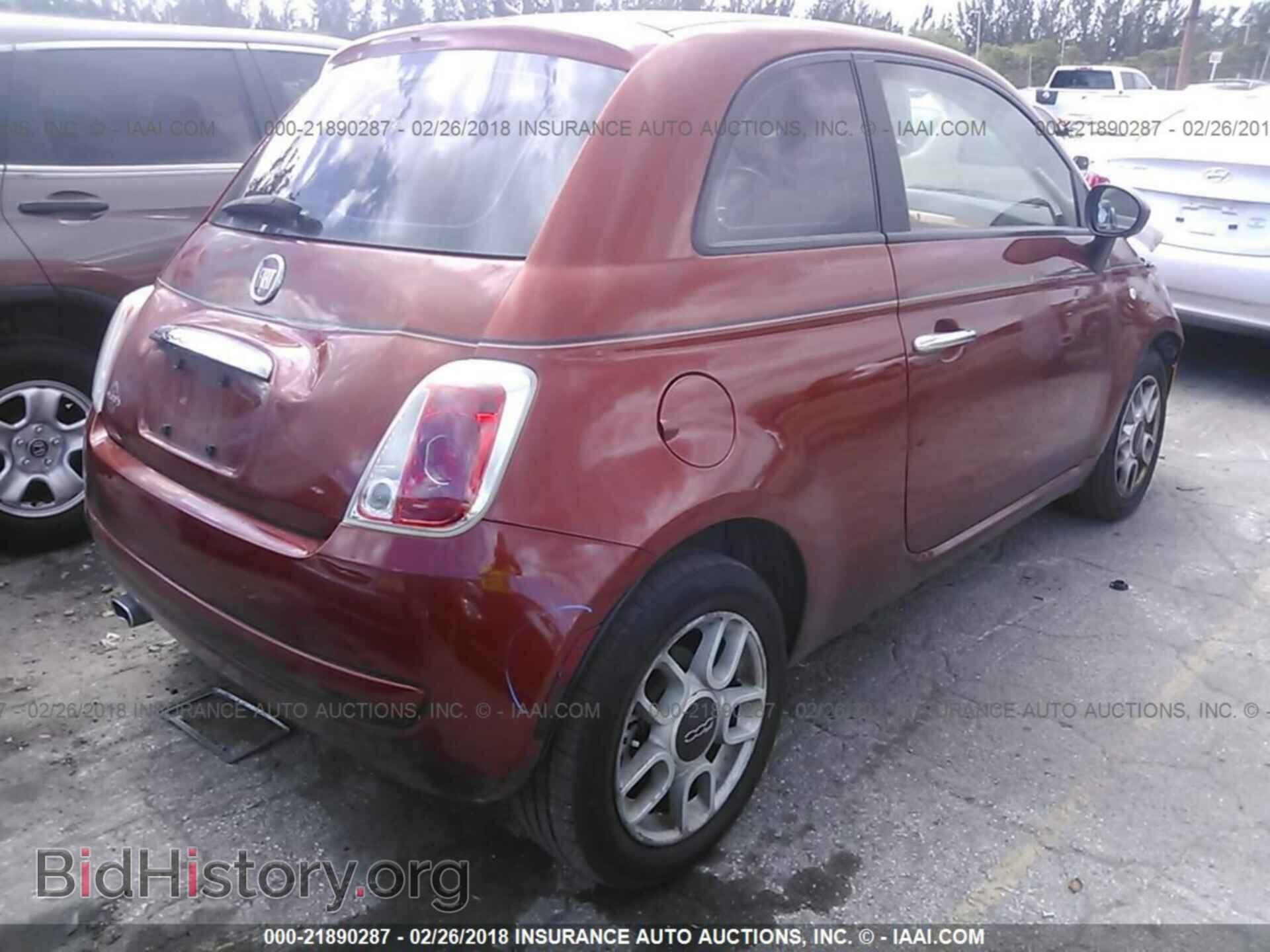 2013 Fiat 500 - VIN: 3C3CFFAR8DT739318 - Фото 4