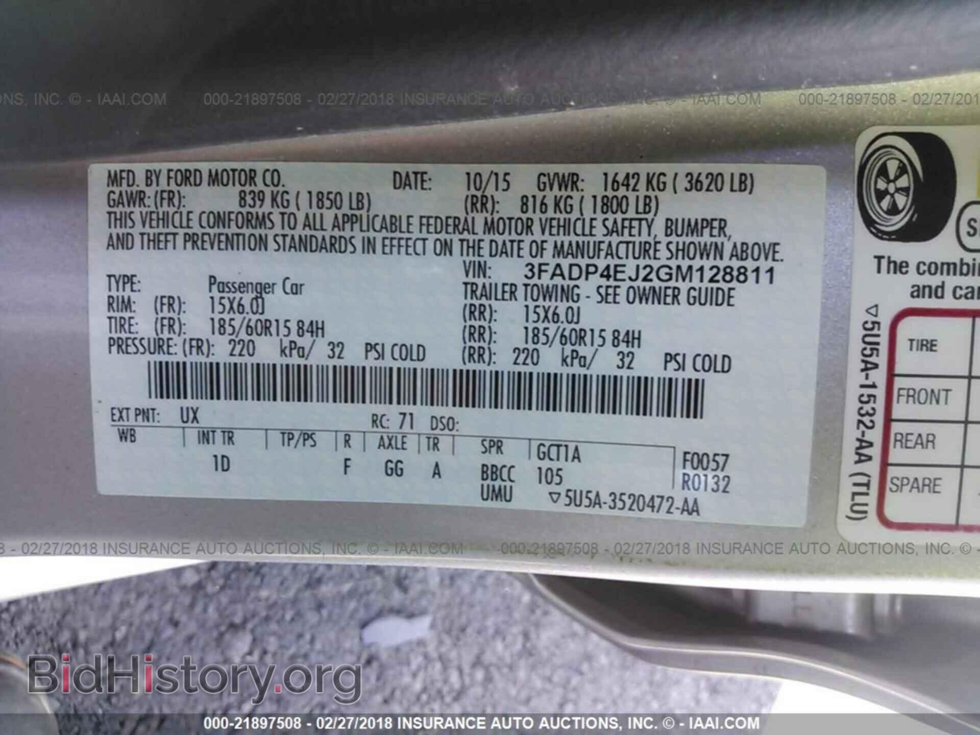 2016 Ford Fiesta - VIN: 3FADP4EJ2GM128811 - Photo 9