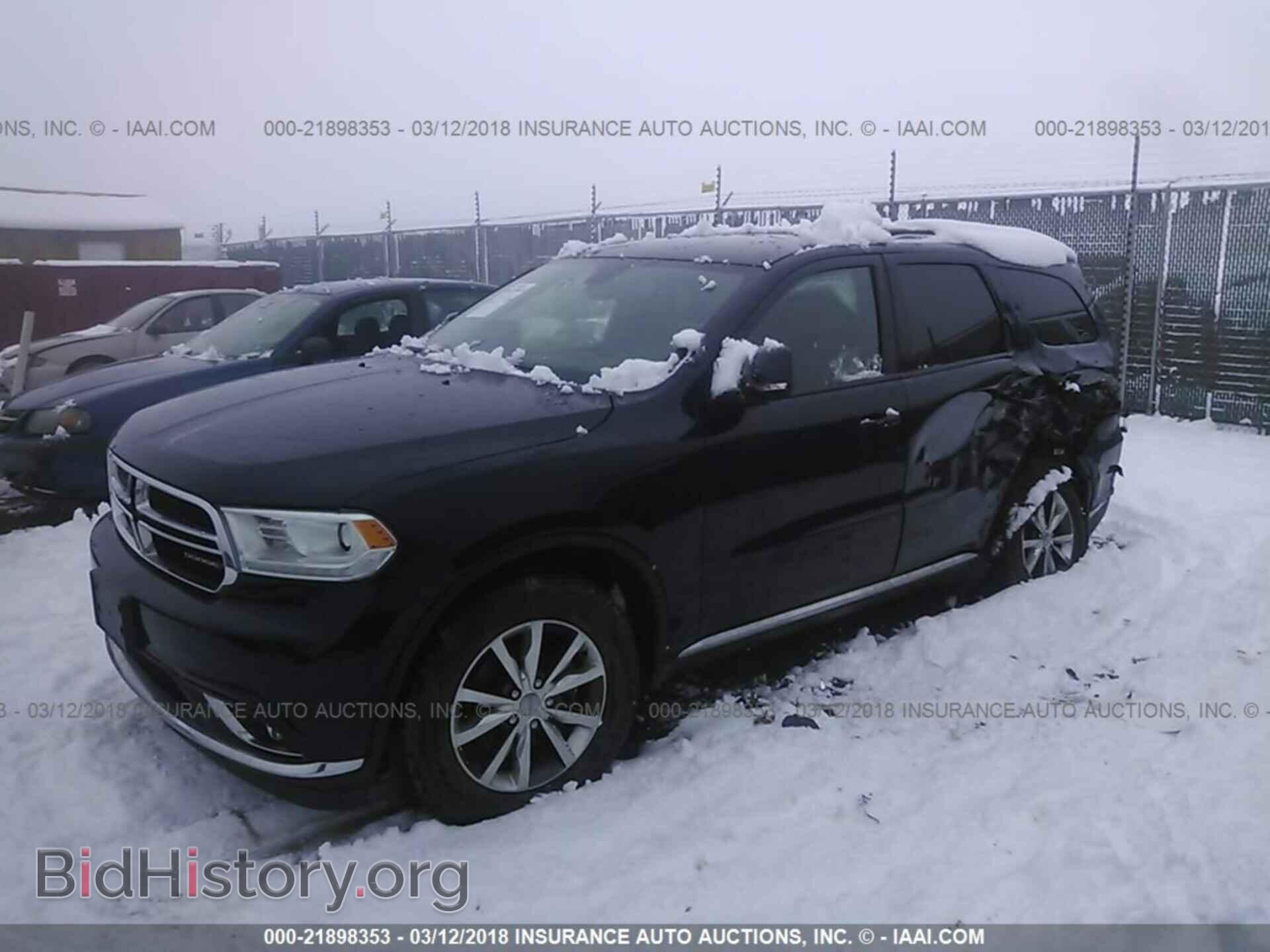 2016 Dodge Durango - VIN: 1C4RDJDG6GC353800 - Фото 2