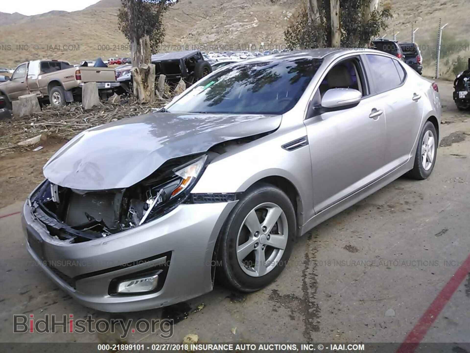 2014 Kia Optima - VIN: KNAGM4A78E5493228 - Photo 2