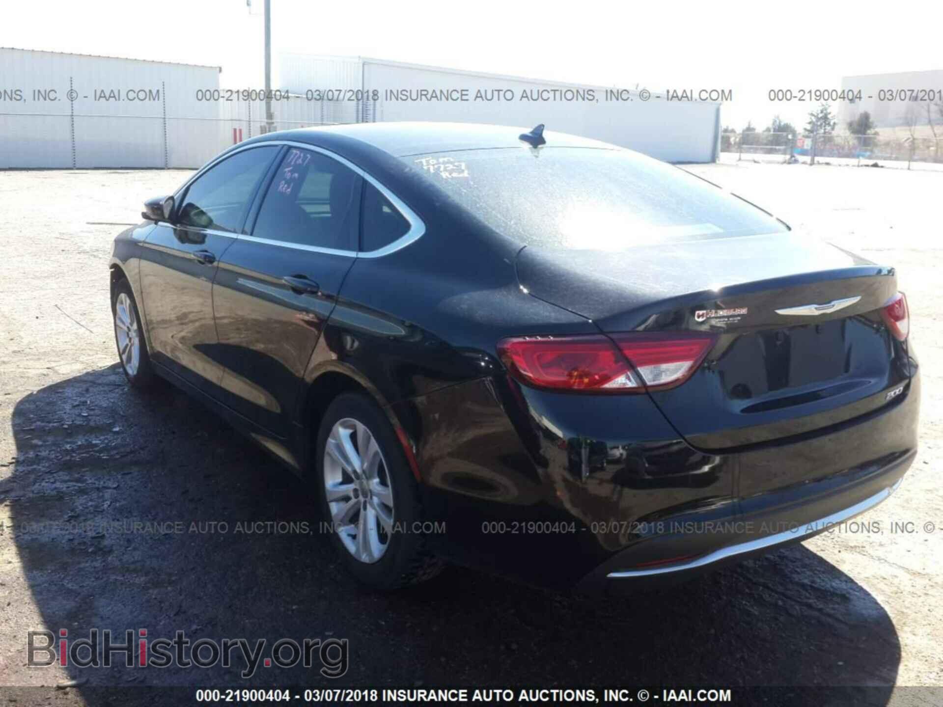 2015 Chrysler 200 - VIN: 1C3CCCAB9FN699828 - Фото 3