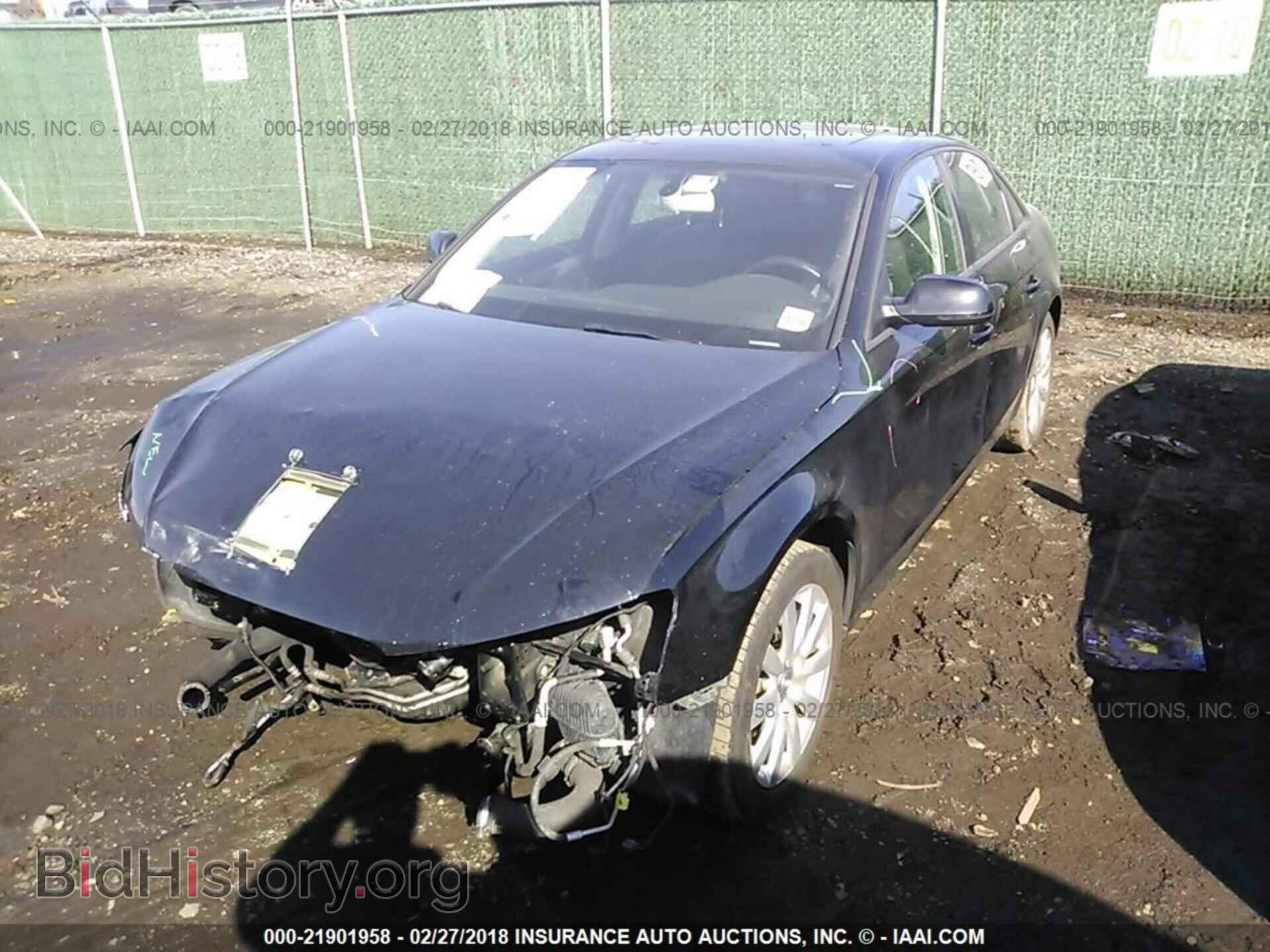 2013 Audi A4 - VIN: WAUAFAFL6DN025534 - Photo 2