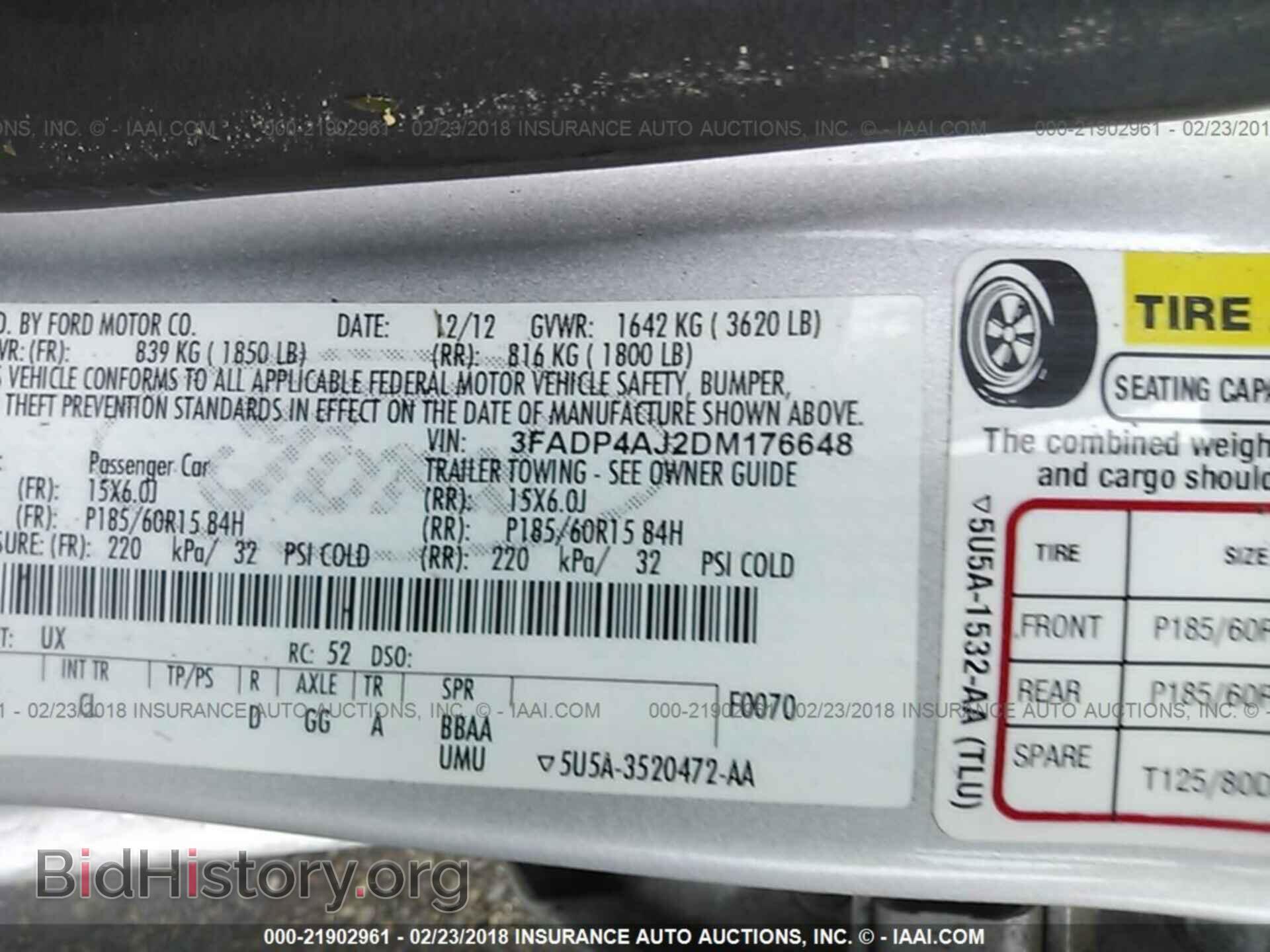 2013 Ford Fiesta - VIN: 3FADP4AJ2DM176648 - Фото 9