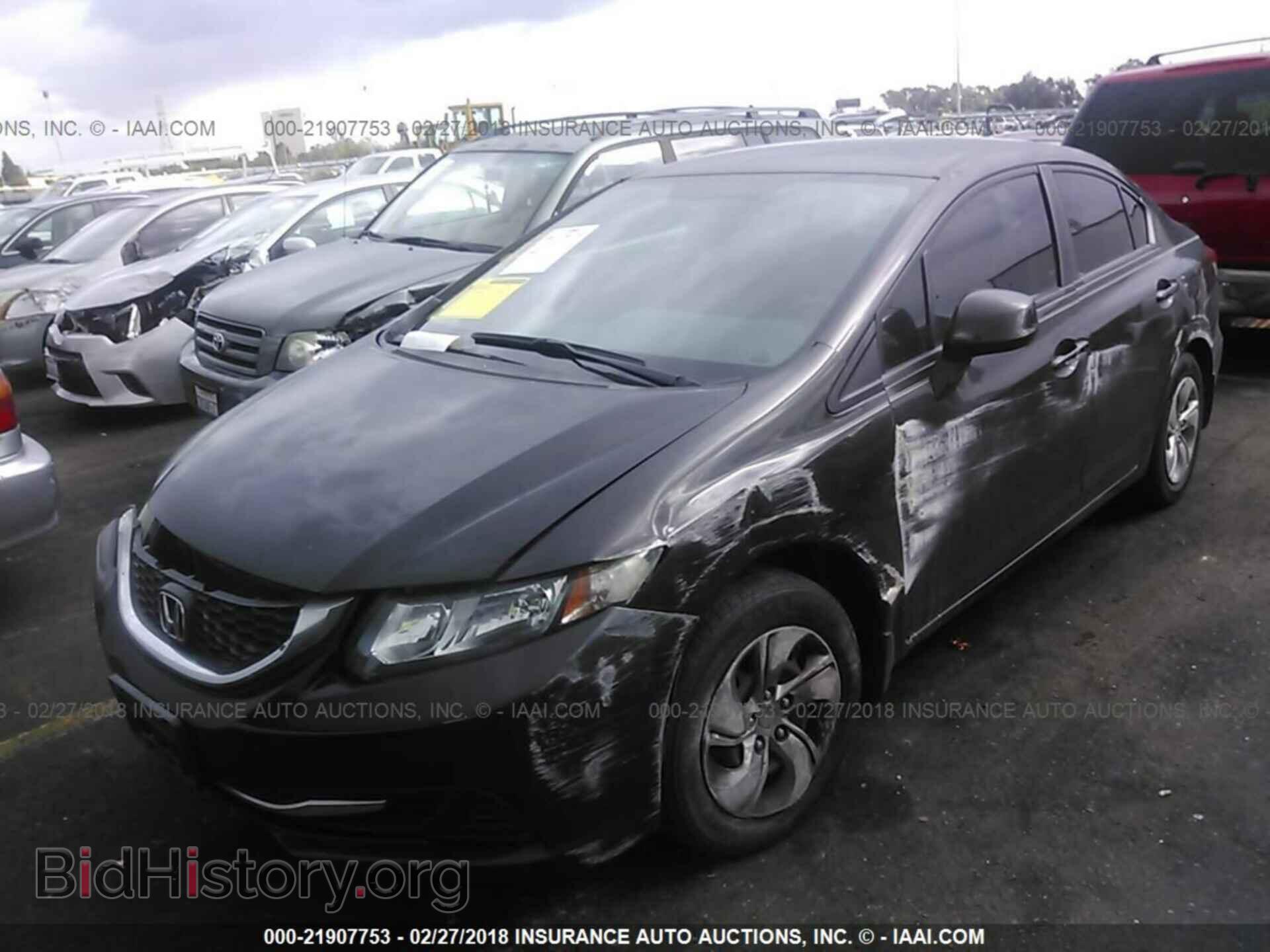 2013 Honda Civic - VIN: 2HGFB2F52DH511554 - Фото 2