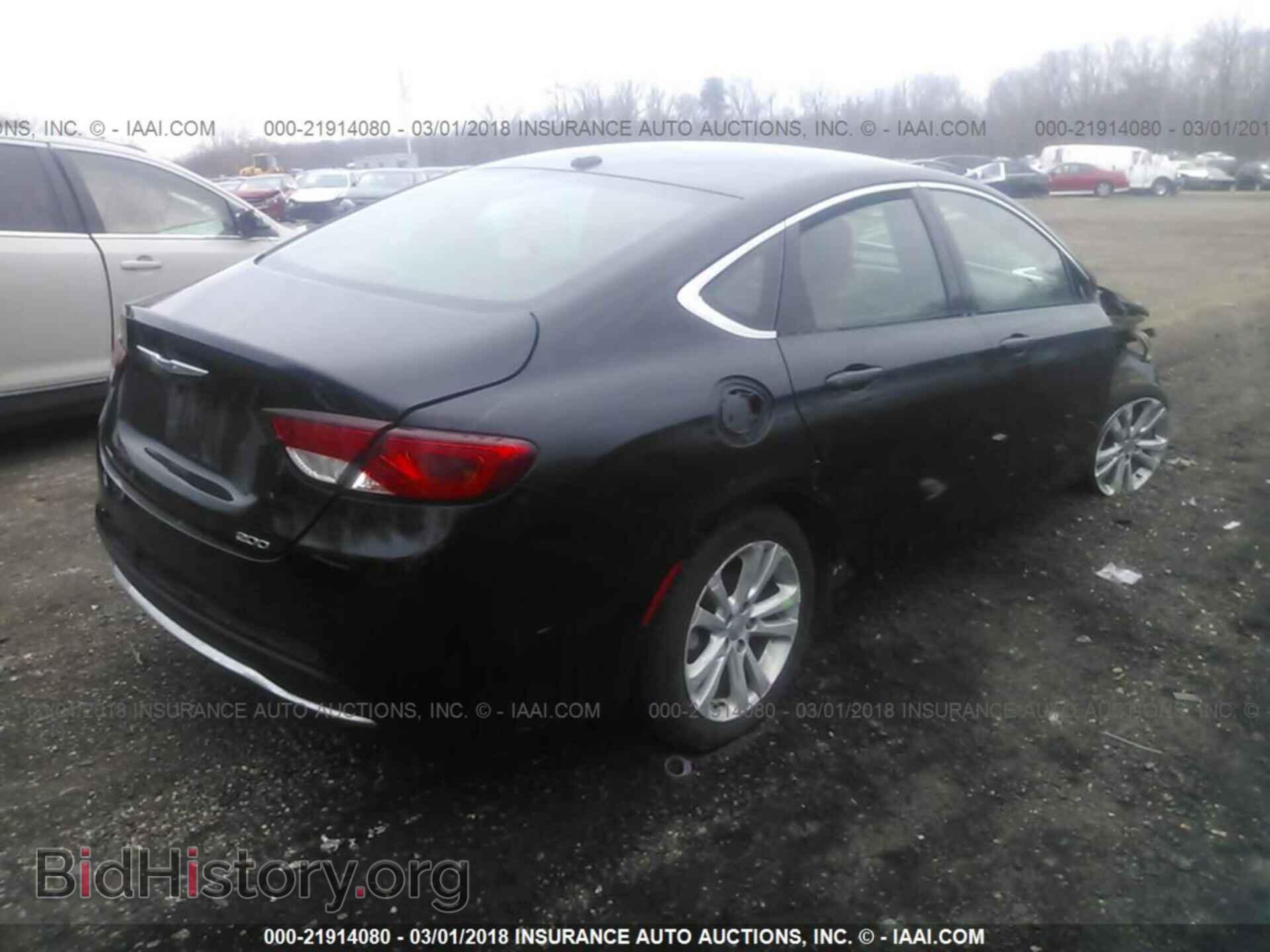 2015 Chrysler 200 - VIN: 1C3CCCAB2FN587484 - Фото 4