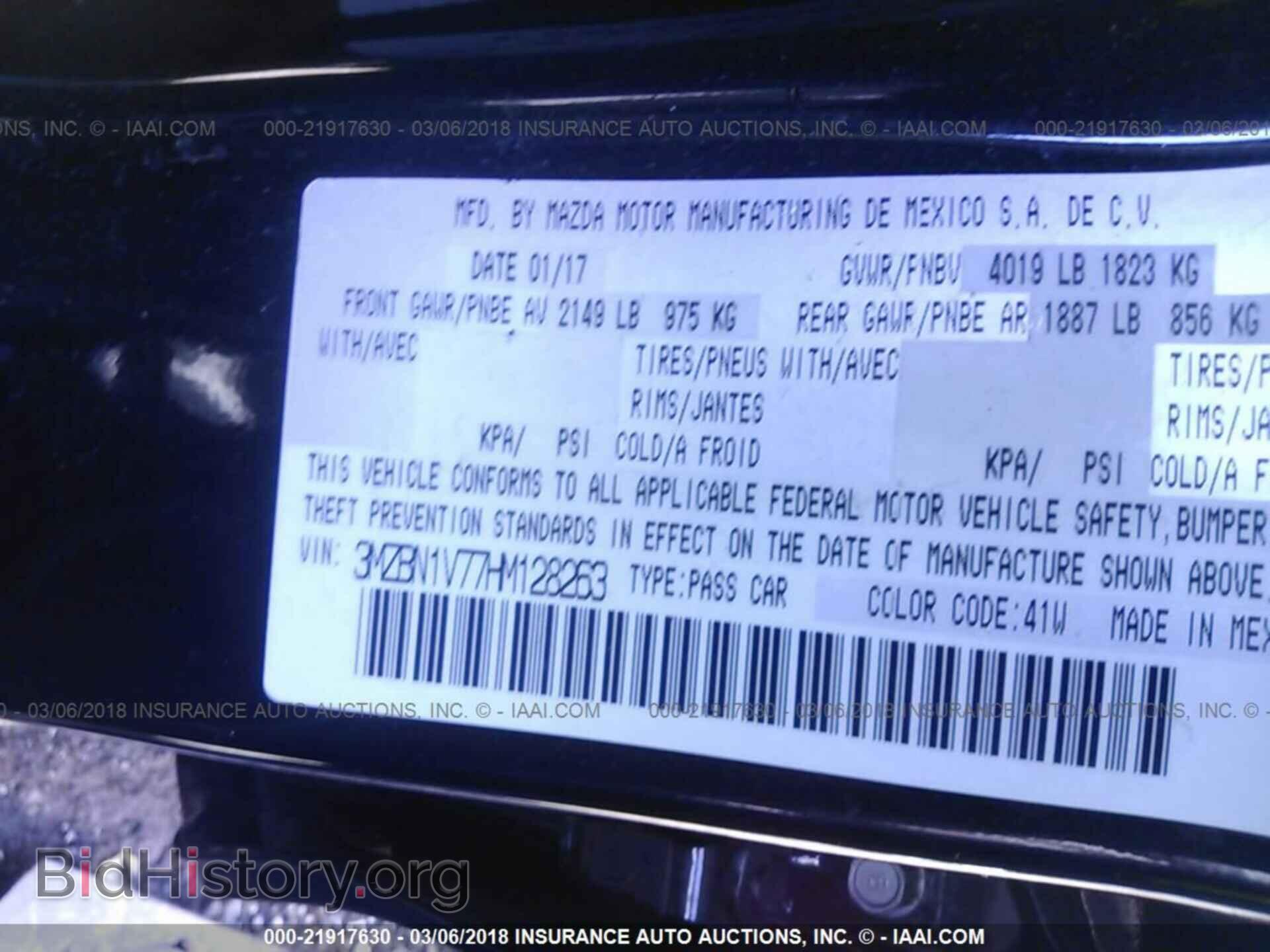 2017 Mazda 3 - VIN: 3MZBN1V77HM128263 - Photo 9