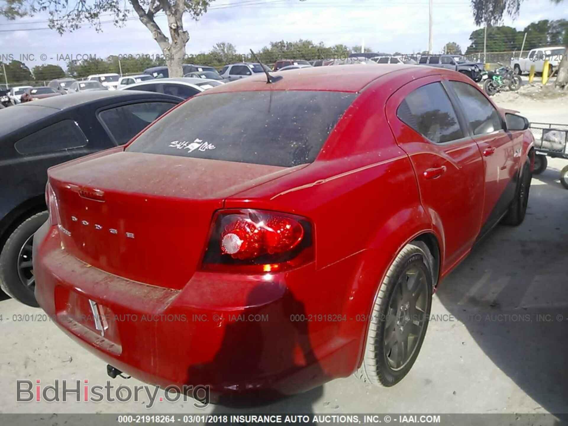 2013 Dodge Avenger - VIN: 1C3CDZAB4DN594000 - Фото 4