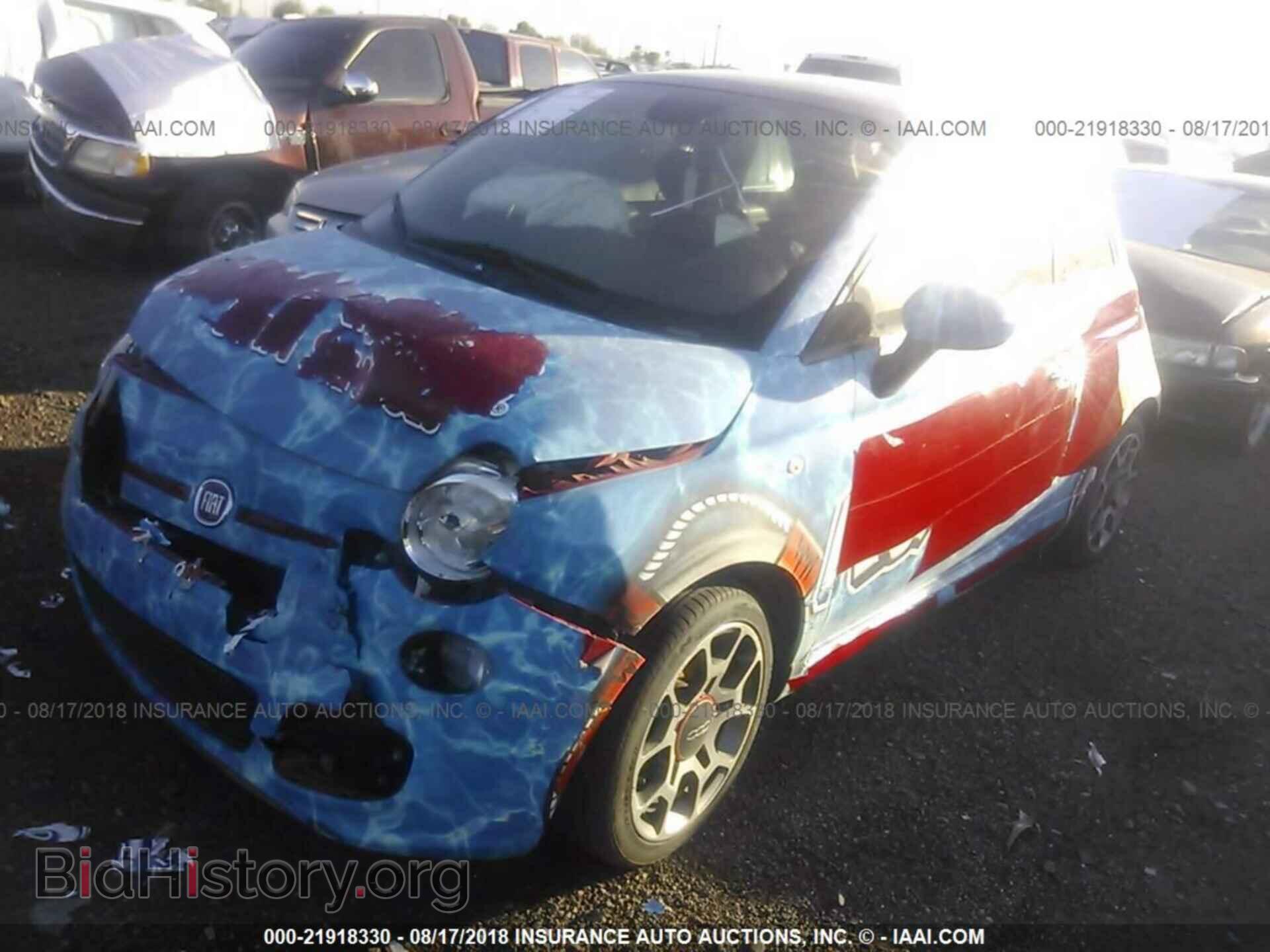 2015 Fiat 500 - VIN: 3C3CFFBR9FT662816 - Photo 2