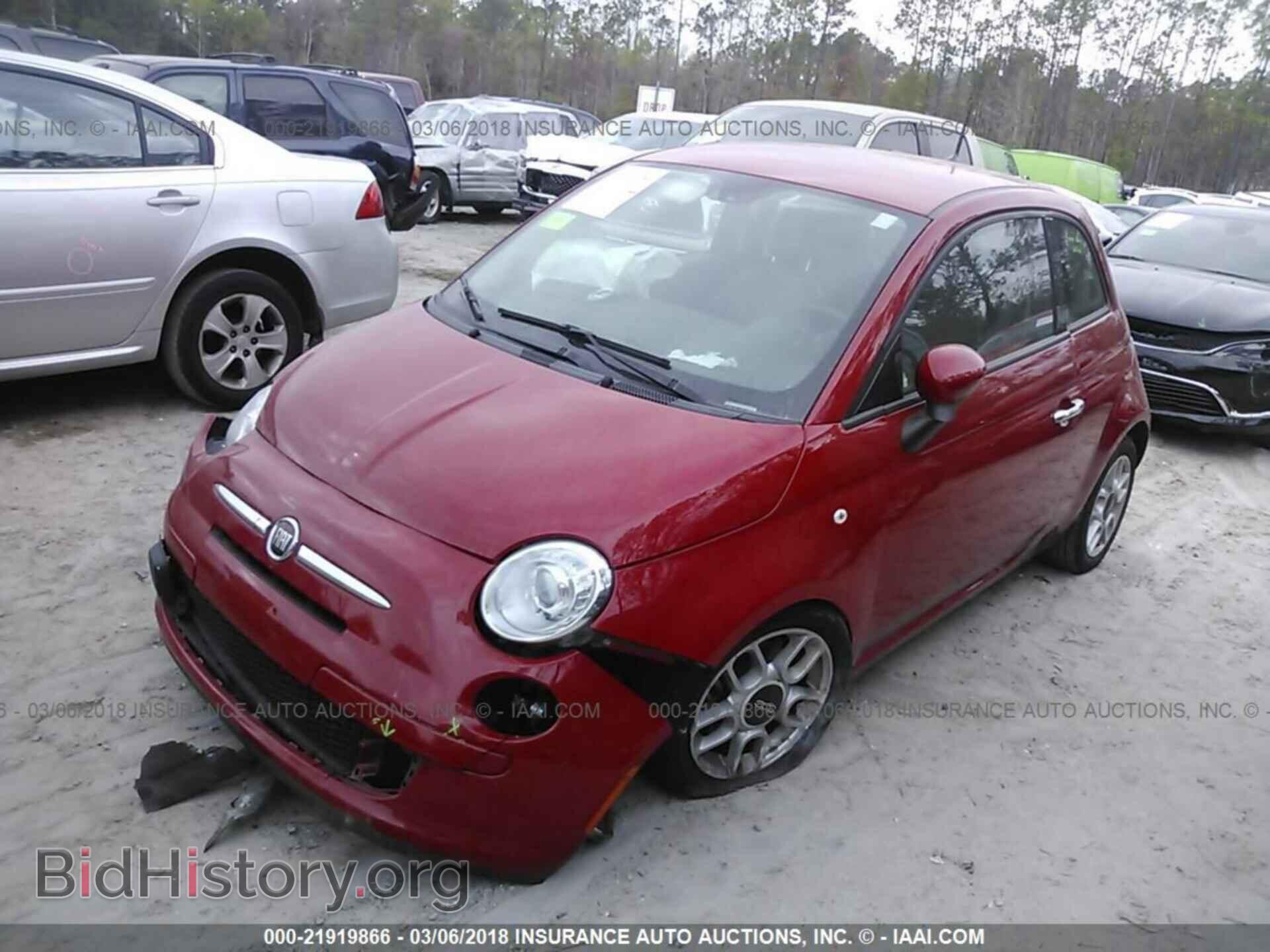 2015 Fiat 500 - VIN: 3C3CFFAR6FT609802 - Photo 2