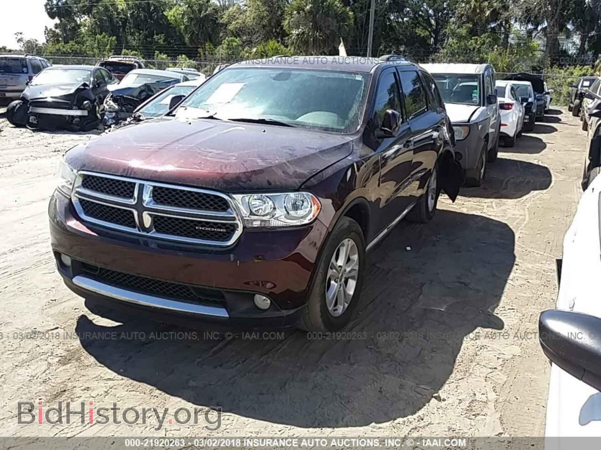 2012 Dodge Durango - VIN: 1C4RDHDG6CC144379 - Фото 2