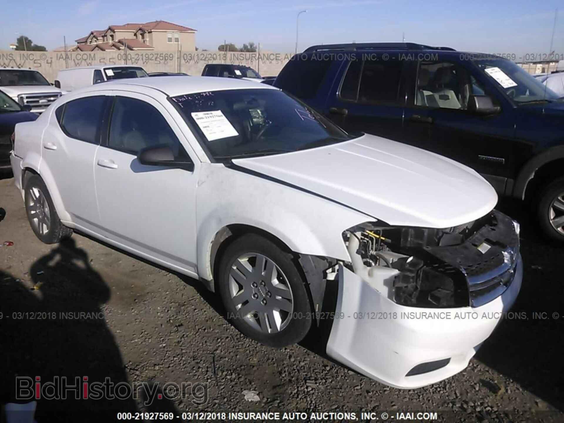 Фотография 1C3CDZAB9DN567262 - Dodge Avenger 2013