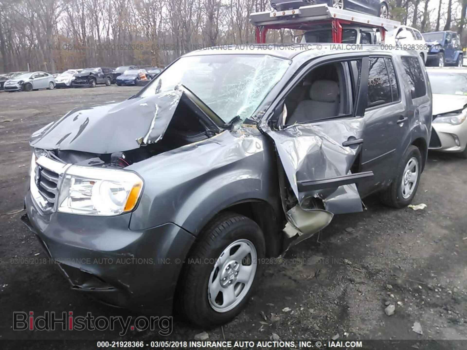 2013 Honda Pilot - VIN: 5FNYF4H25DB069448 - Фото 2