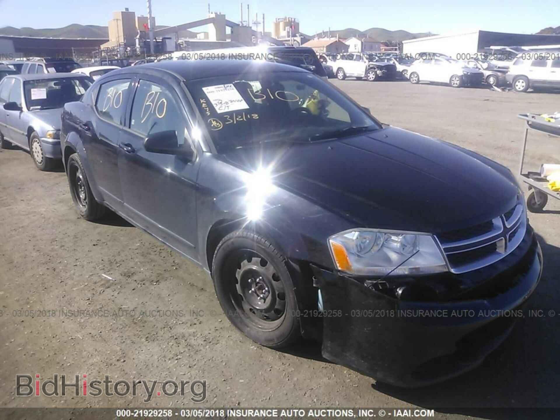 Photo 1C3CDZAG7CN276222 - Dodge Avenger 2012
