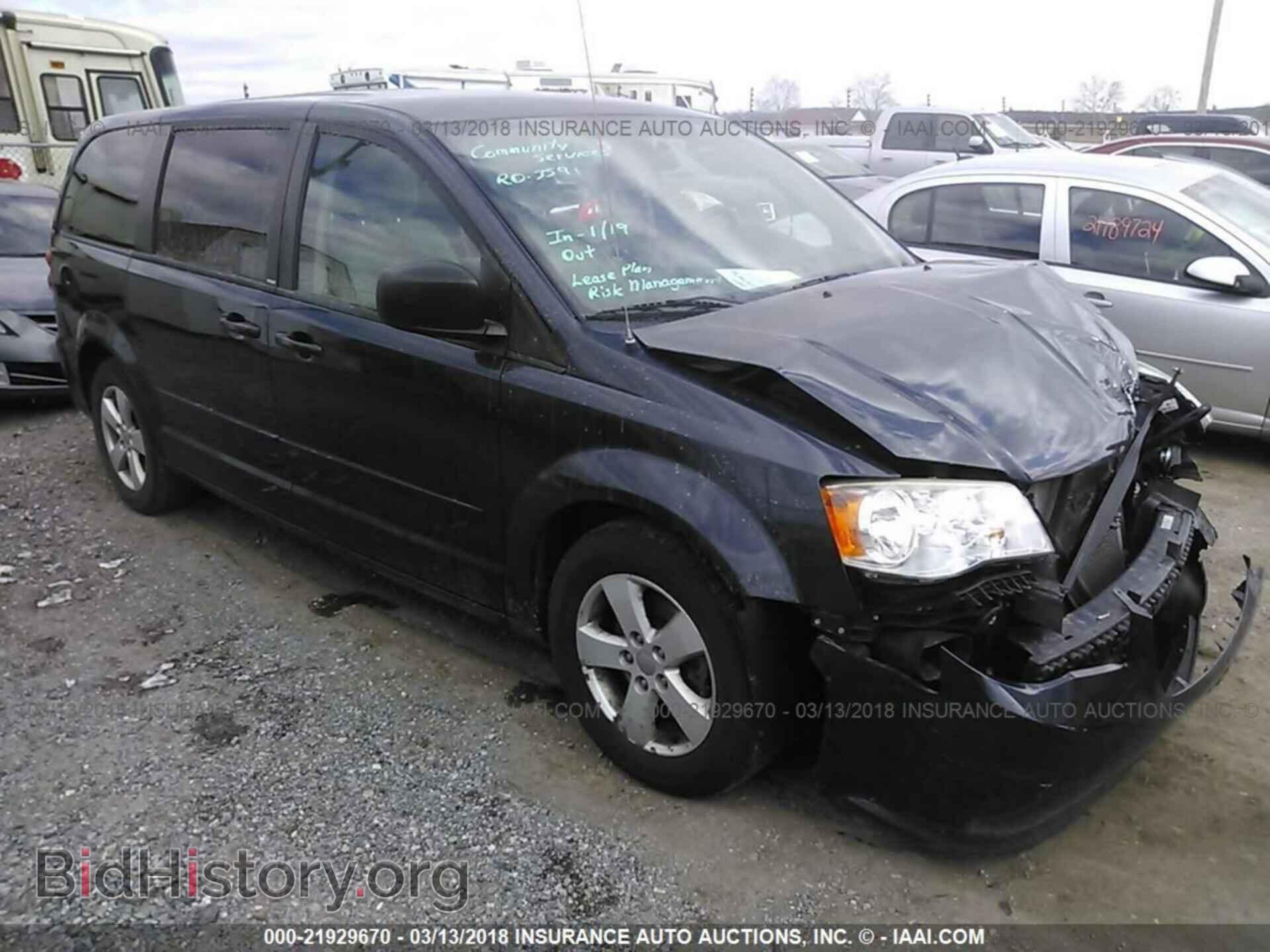 Photo 2C4RDGBG5DR615136 - Dodge Grand caravan 2013