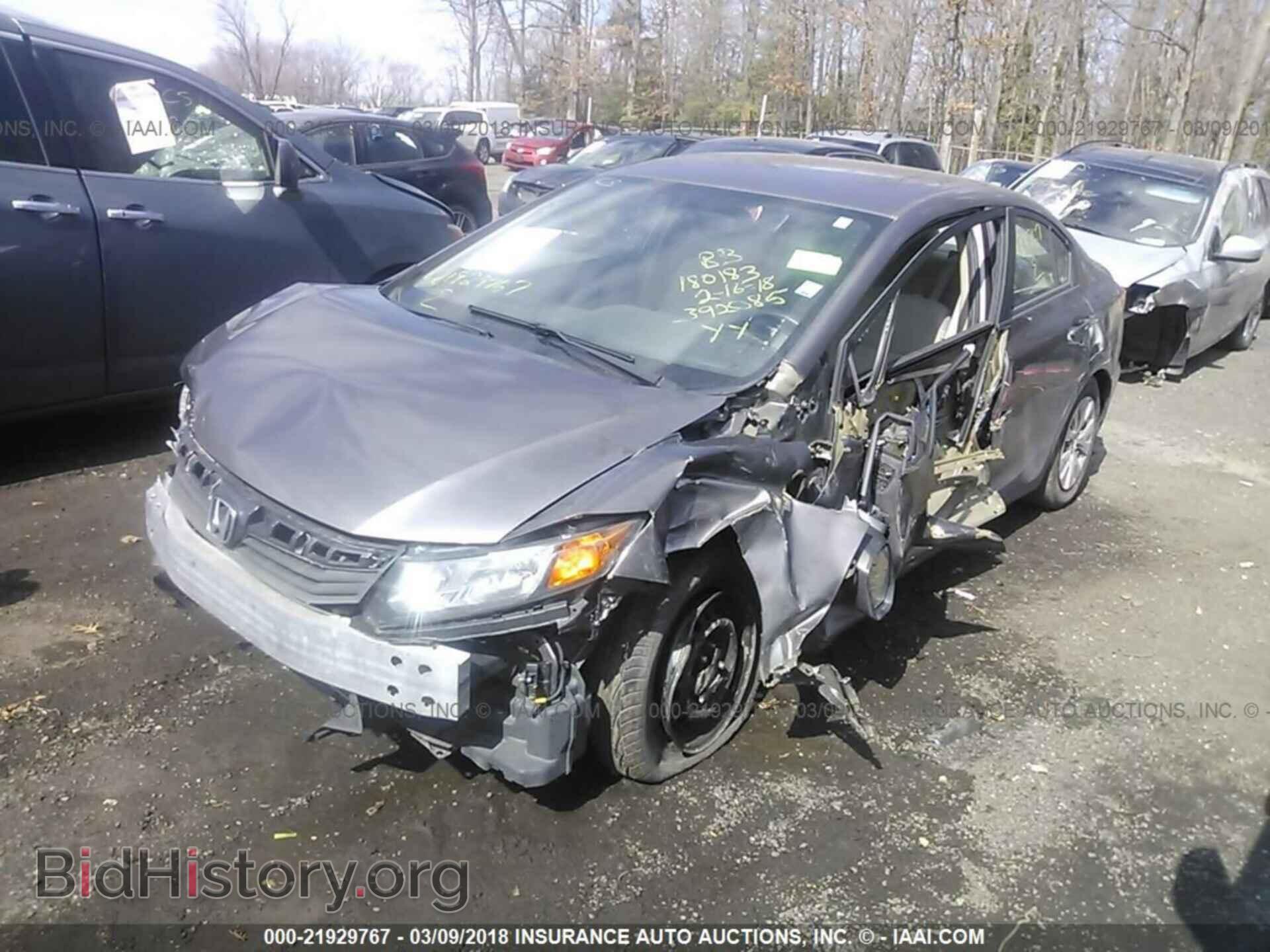 2012 Honda Civic - VIN: 19XFB2F59CE392085 - Photo 2