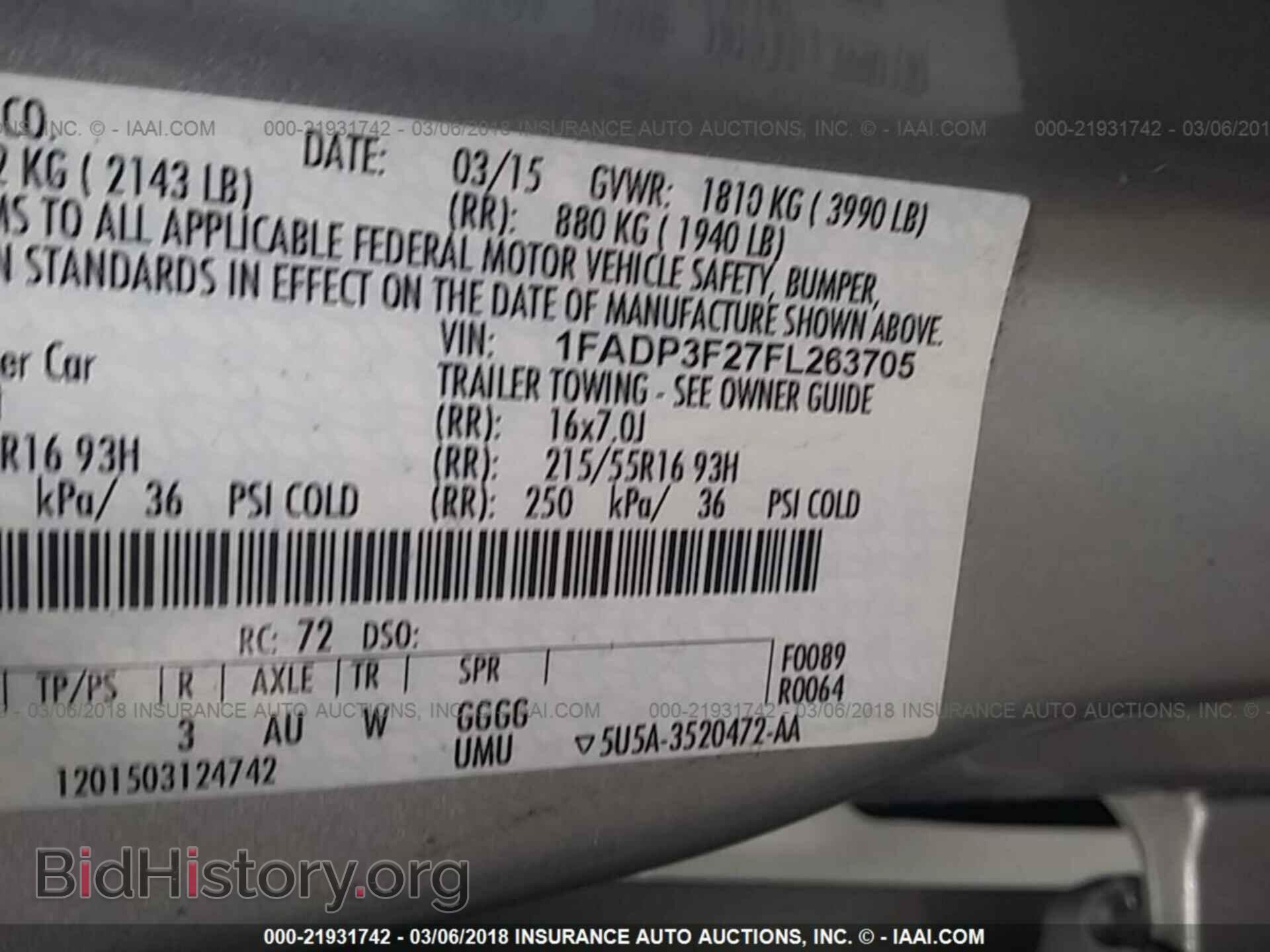 2015 Ford Focus - VIN: 1FADP3F27FL263705 - Photo 9