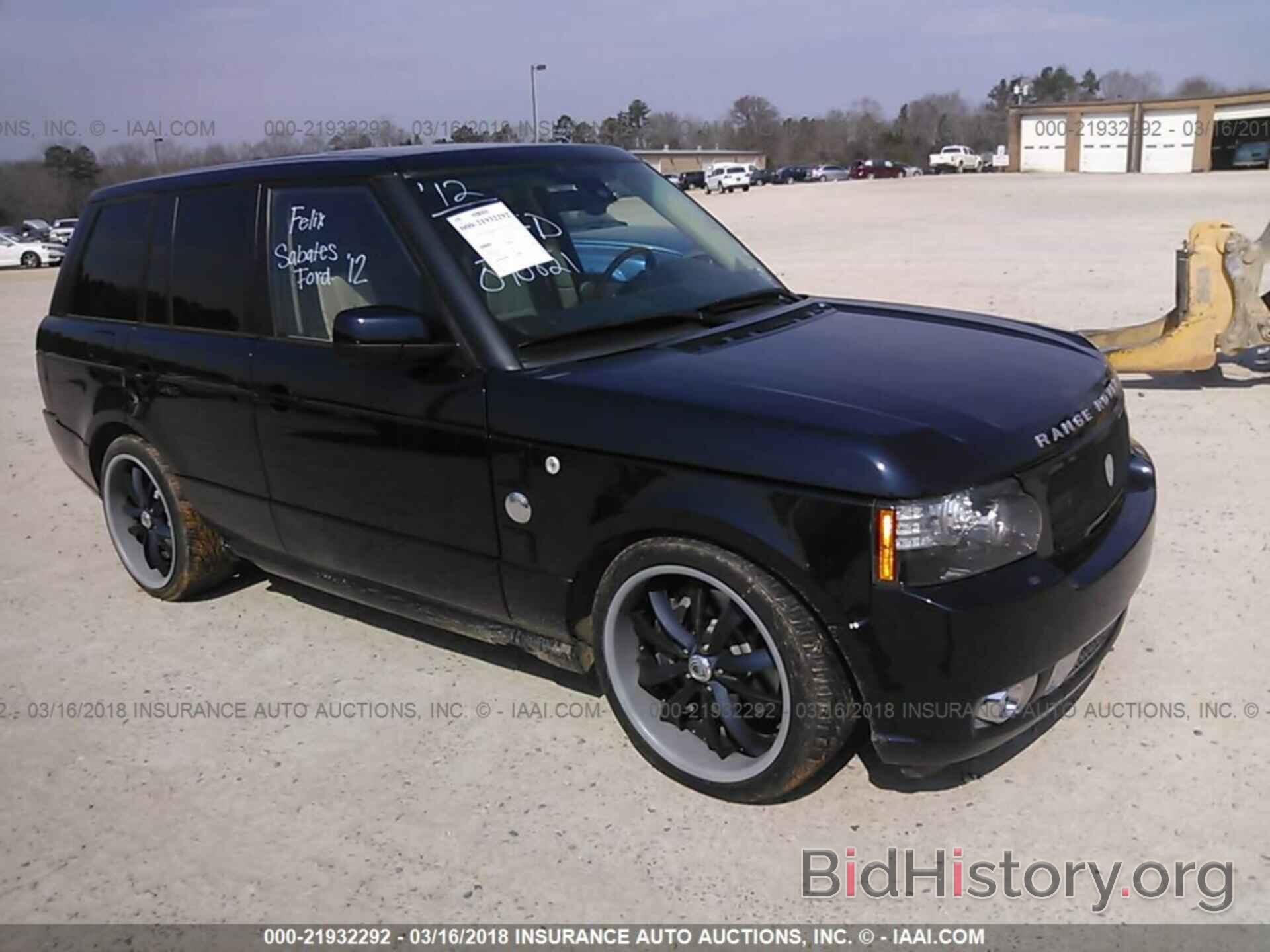 Фотография SALMP1E48CA369629 - Land rover Range rover 2012