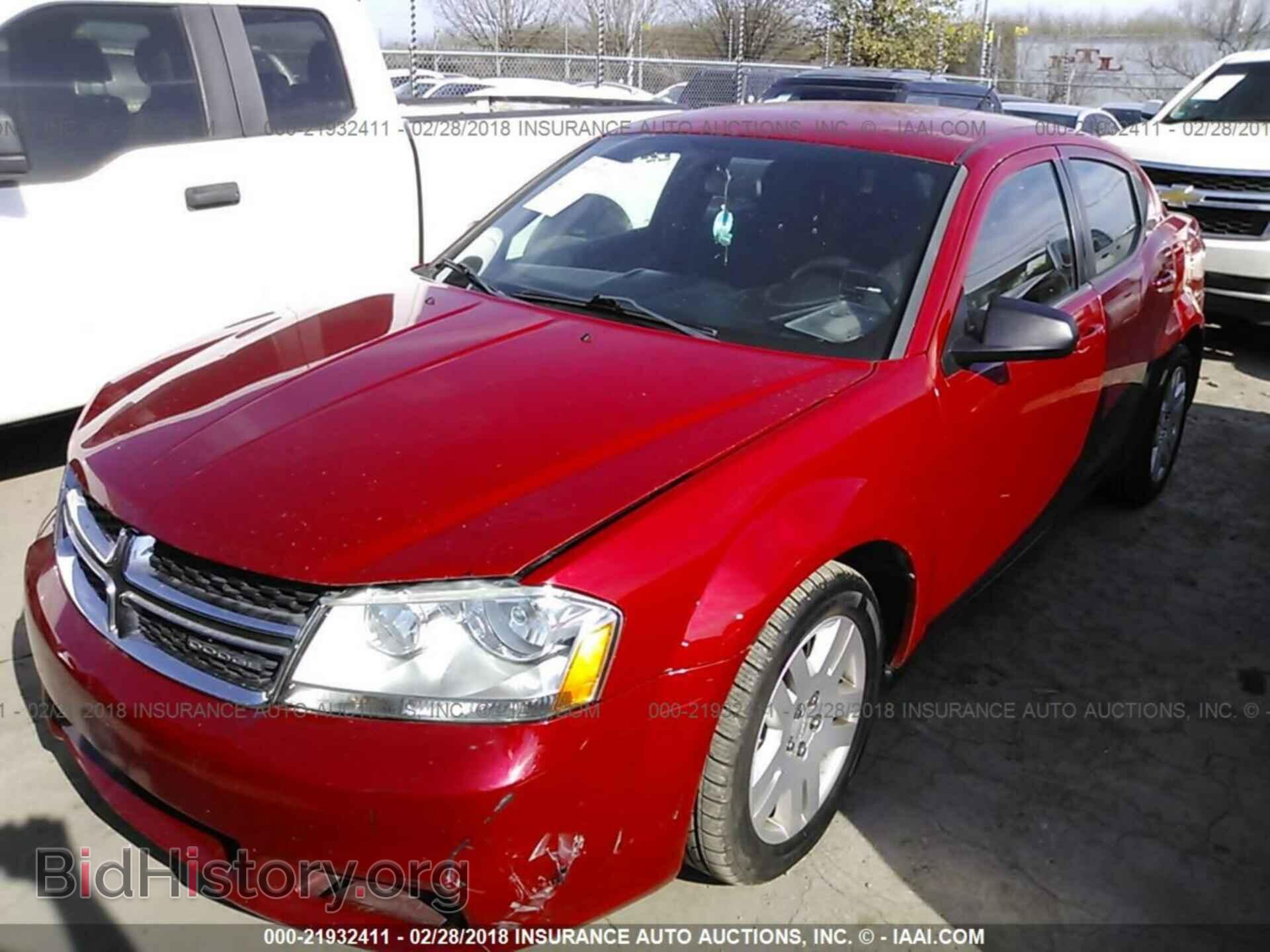 2013 Dodge Avenger - VIN: 1C3CDZAB9DN576494 - Фото 2