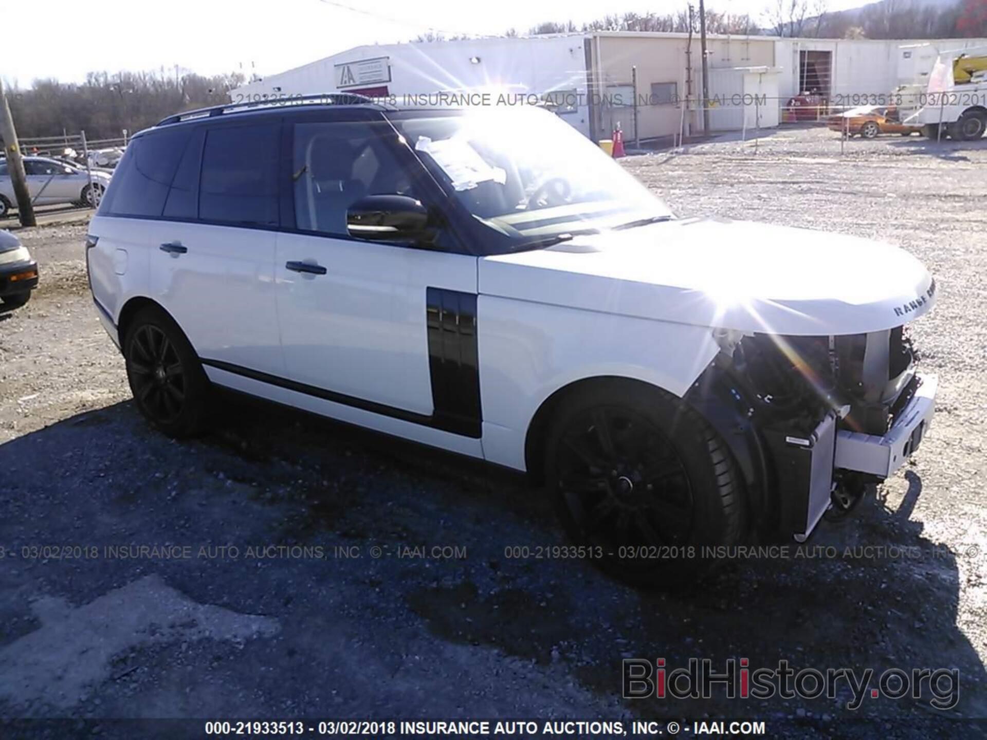 Photo SALGS2FK6HA356349 - Land rover Range rover 2017