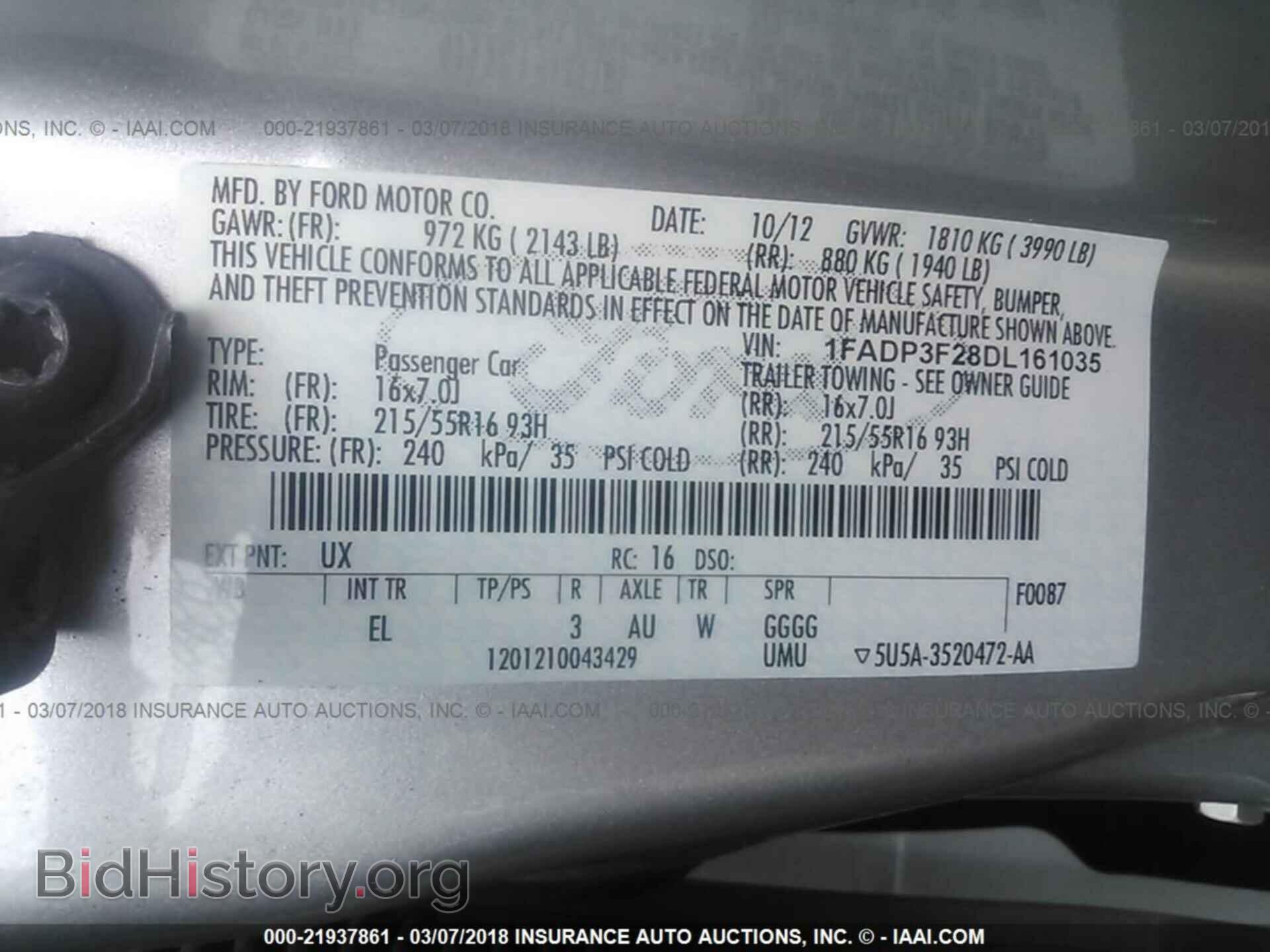 2013 Ford Focus - VIN: 1FADP3F28DL161035 - Photo 9