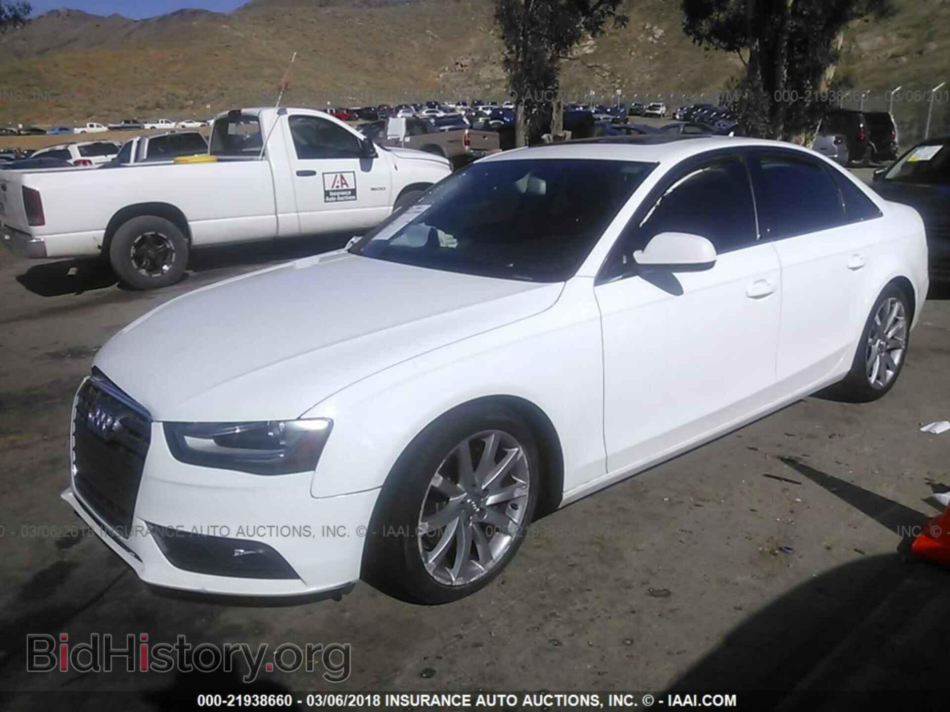 2013 Audi A4 - VIN: WAUEFAFL2DN009462 - Фото 2