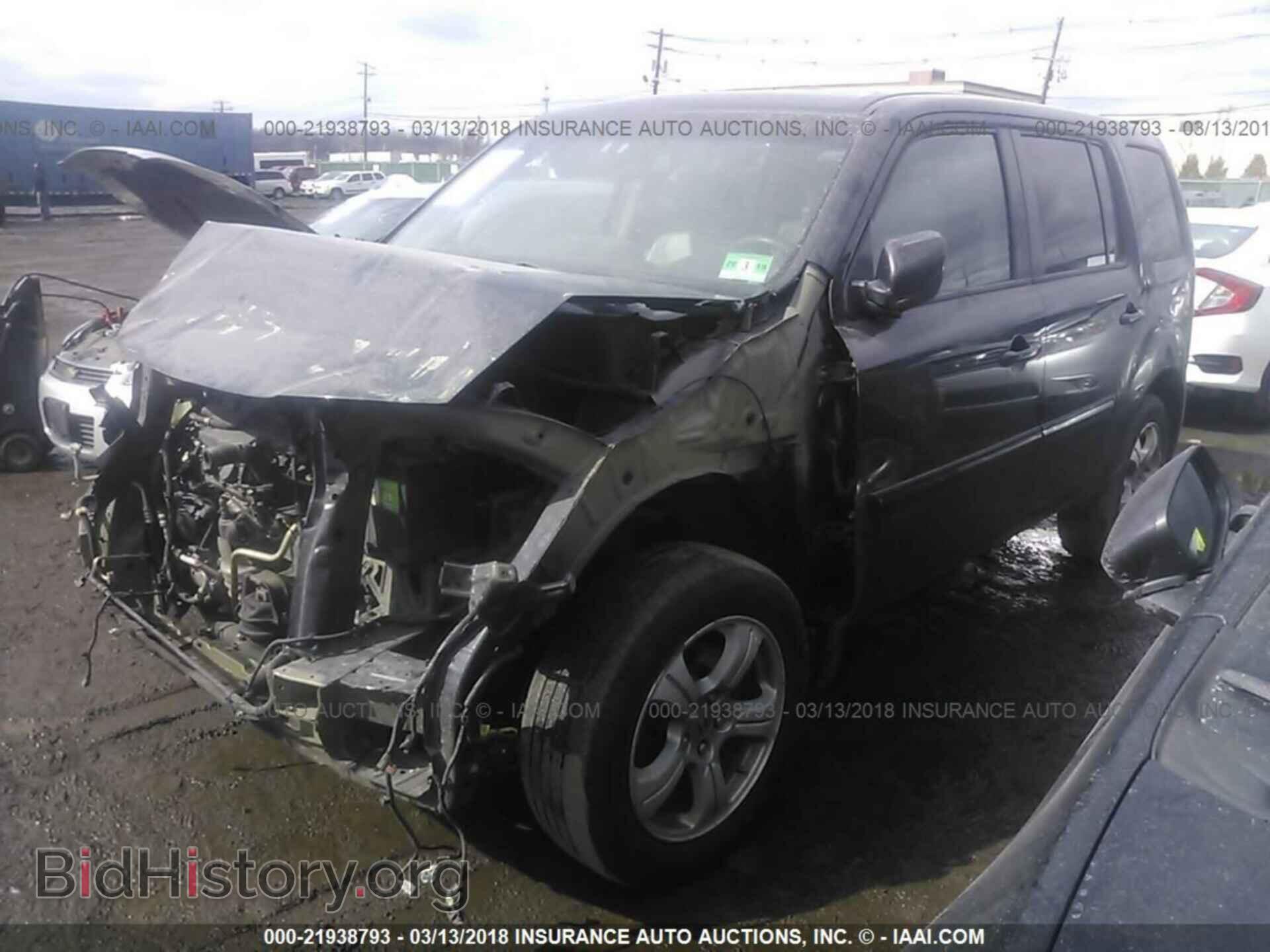 2012 Honda Pilot - VIN: 5FNYF4H55CB037818 - Фото 2