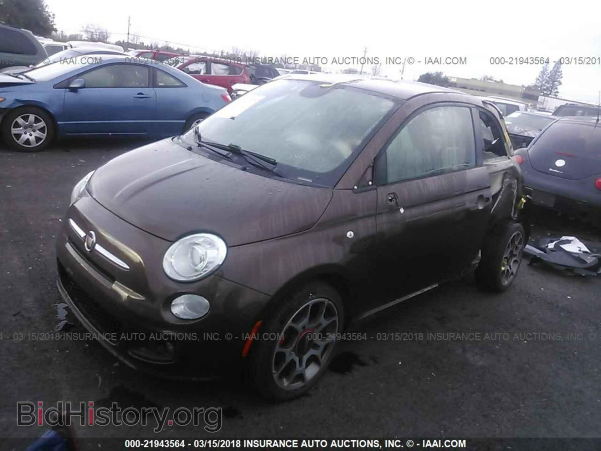 2014 Fiat 500 - VIN: 3C3CFFBR7ET228568 - Photo 2