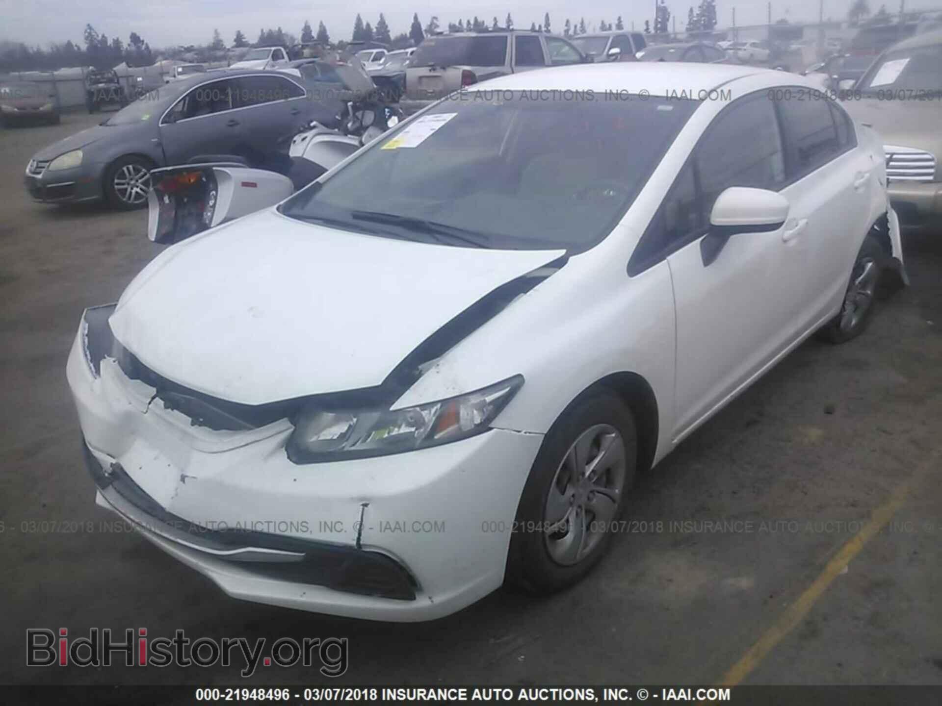 2014 Honda Civic - VIN: 19XFB2F56EE205548 - Фото 2