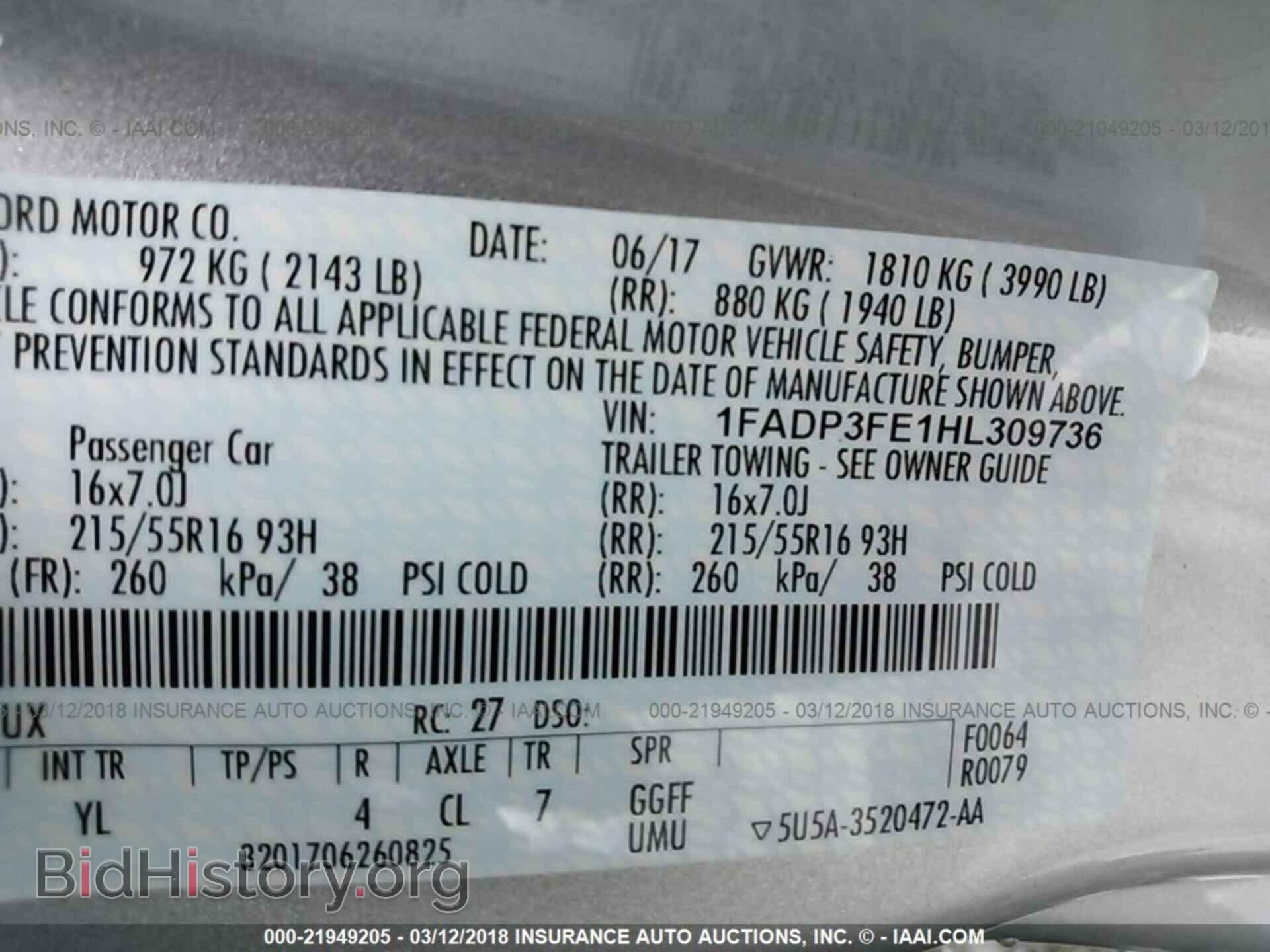 2017 Ford Focus - VIN: 1FADP3FE1HL309736 - Photo 9