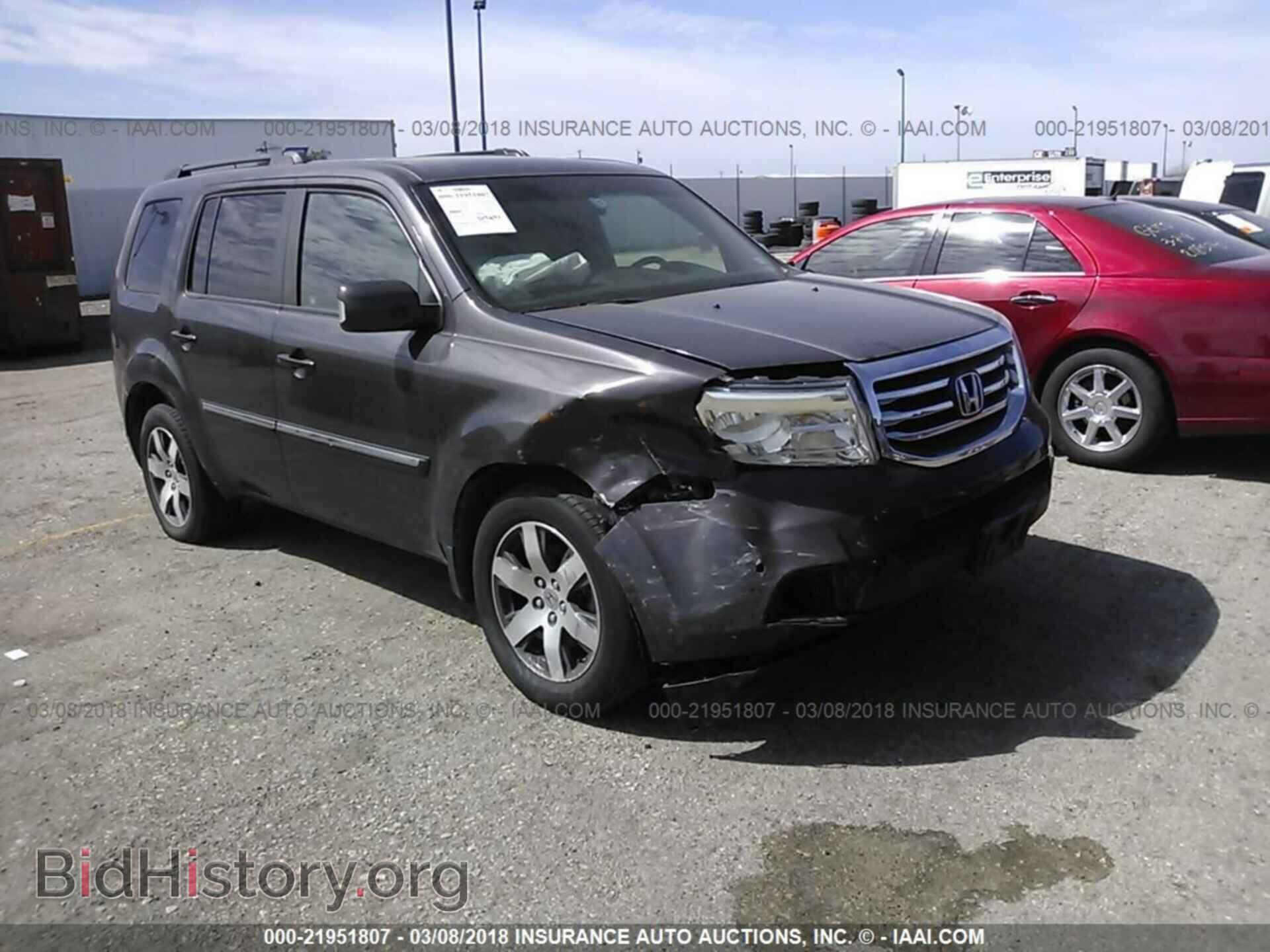 Фотография 5FNYF3H94CB017444 - Honda Pilot 2012