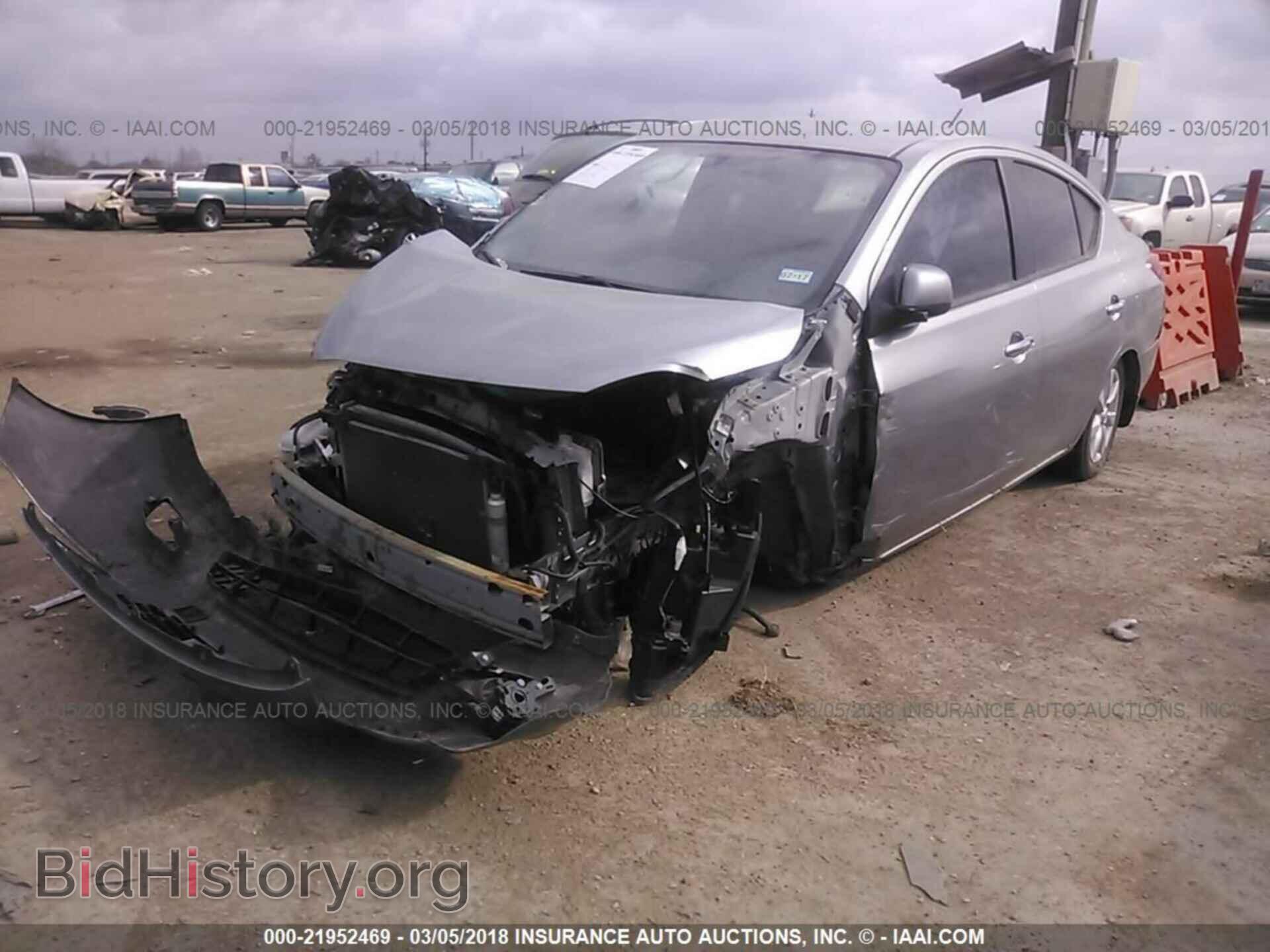 2012 Nissan Versa - VIN: 3N1CN7AP1CL938361 - Фото 2