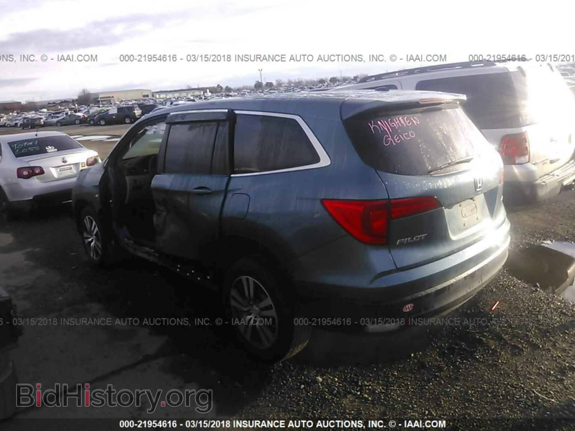 2016 HONDA PILOT - VIN: 5FNYF6H5XGB017579 - Фото 3