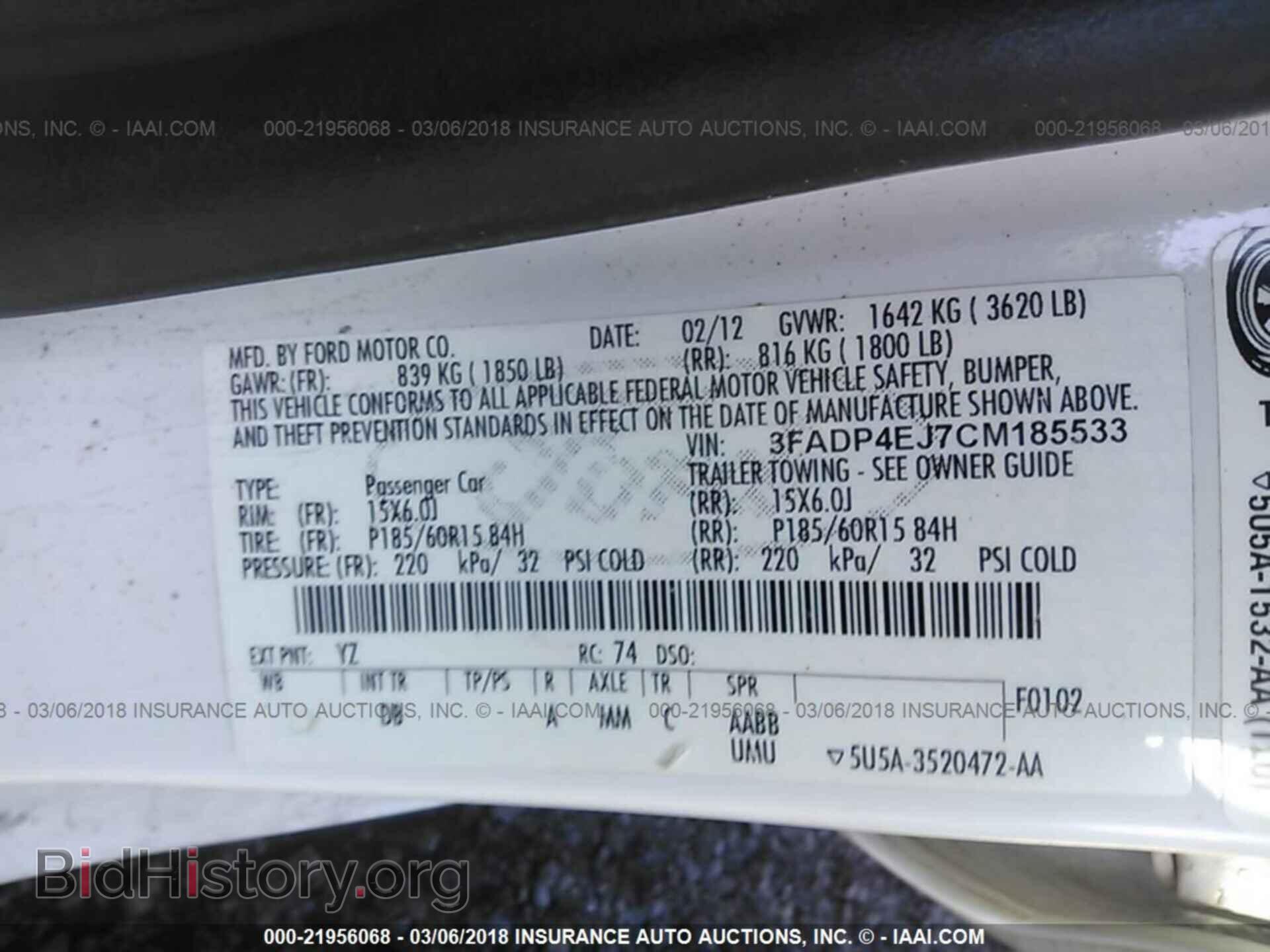 2012 Ford Fiesta - VIN: 3FADP4EJ7CM185533 - Photo 9