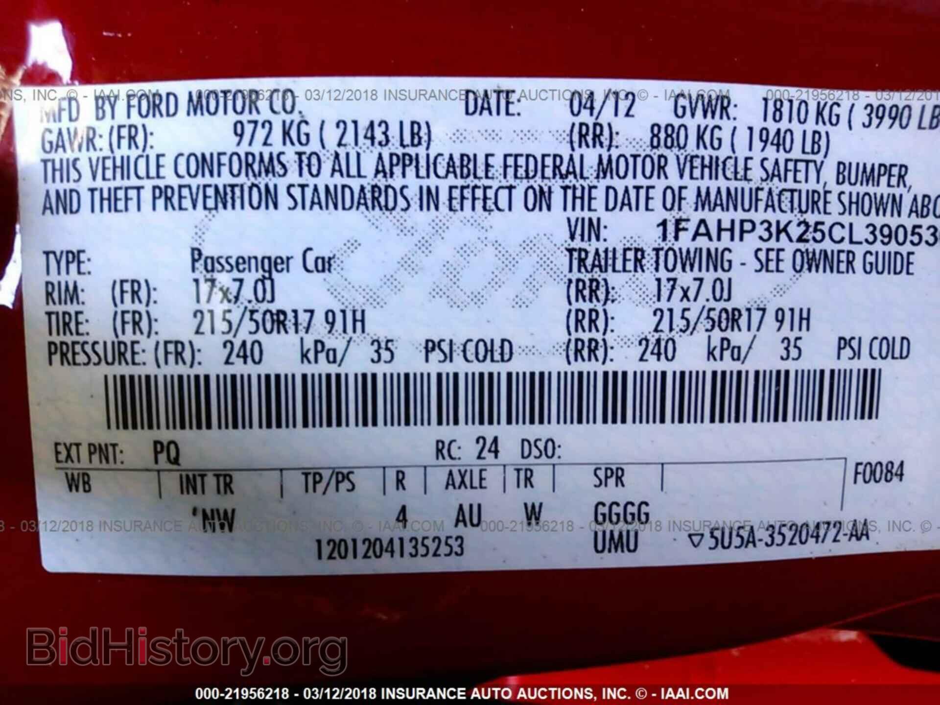 2012 Ford Focus - VIN: 1FAHP3K25CL390536 - Photo 9