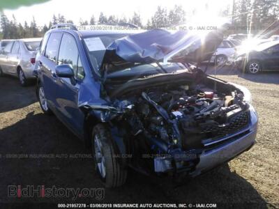 2016 Subaru FORESTER, синий — VIN JF2SJAFCXGH566242, IAAI