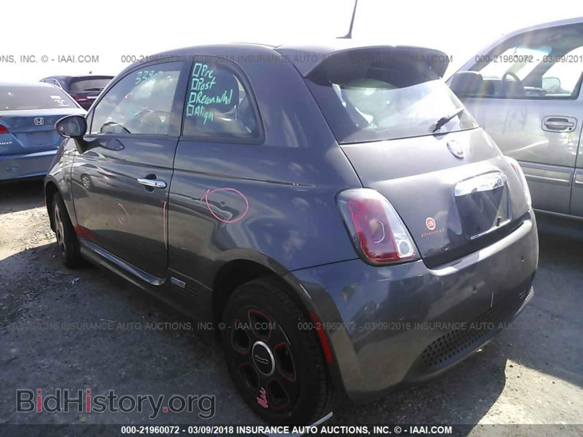 2014 Fiat 500 - VIN: 3C3CFFGE3ET208579 - Фото 3
