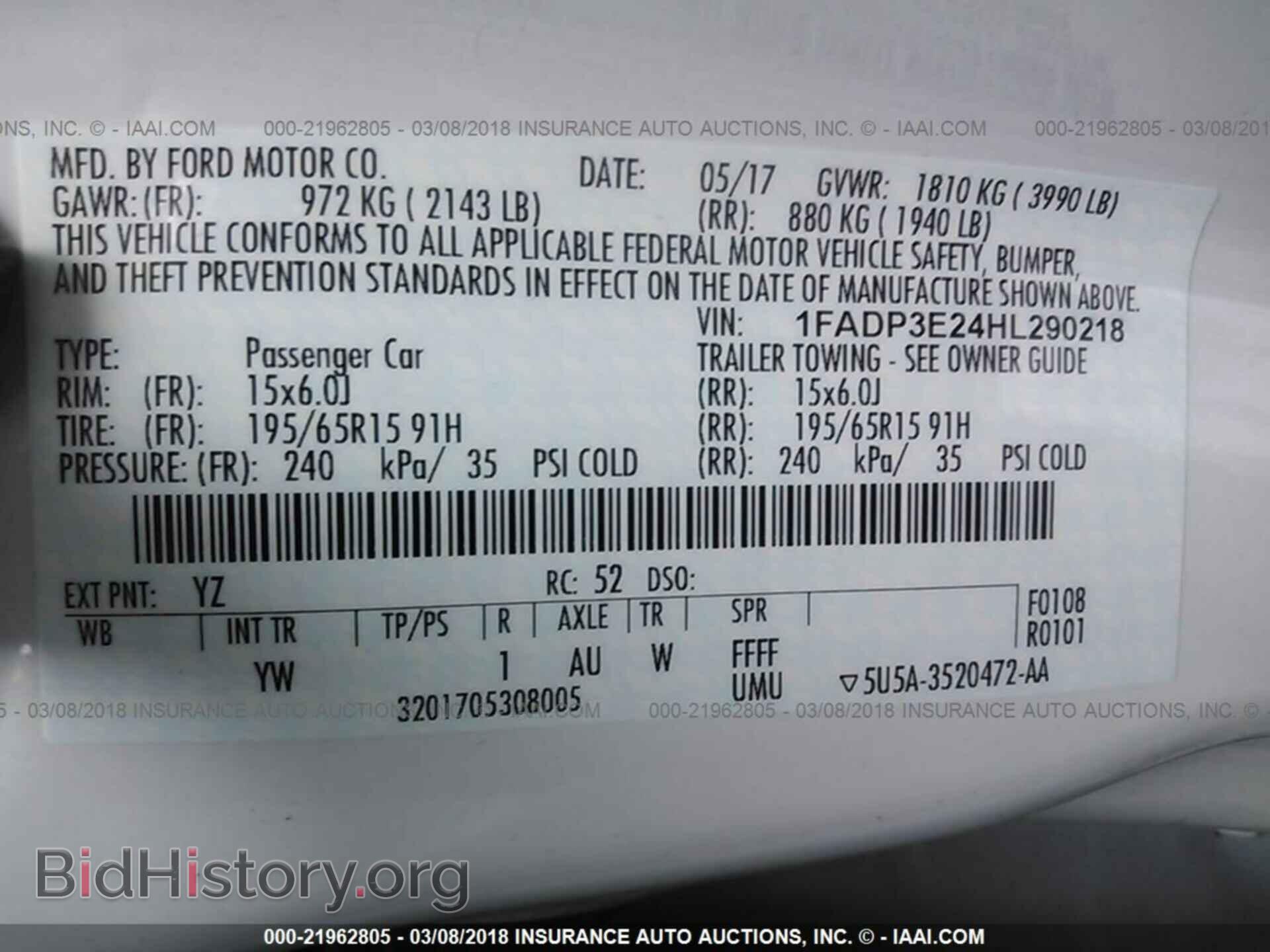 2017 Ford Focus - VIN: 1FADP3E24HL290218 - Photo 9