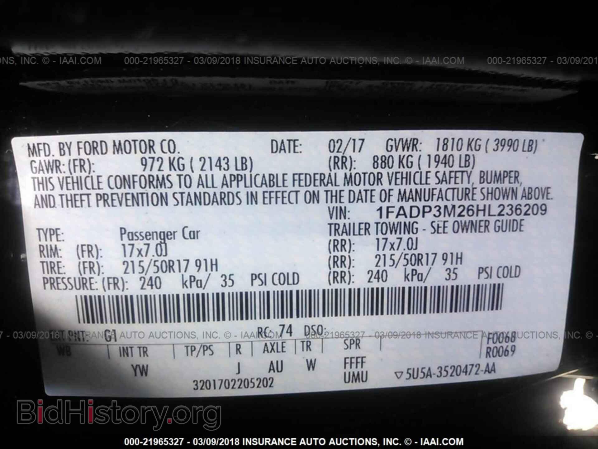 2017 Ford Focus - VIN: 1FADP3M26HL236209 - Photo 9