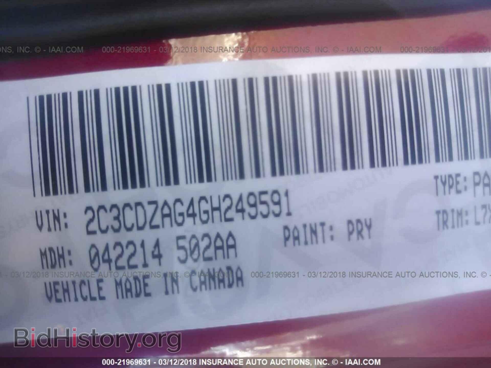 2016 Dodge Challenger - VIN: 2C3CDZAG4GH249591 - Photo 9