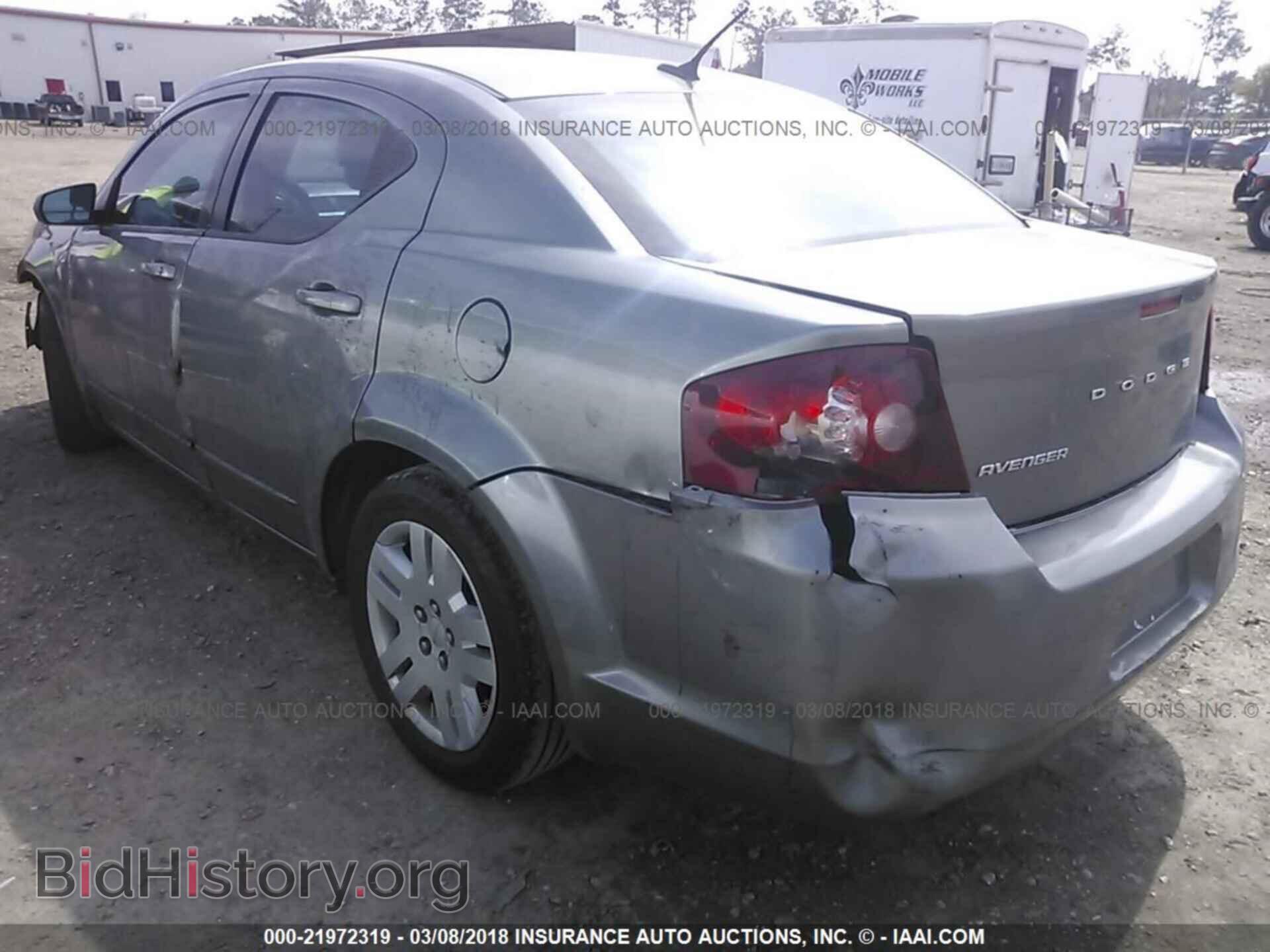 2012 Dodge Avenger - VIN: 1C3CDZAB1CN193728 - Фото 3