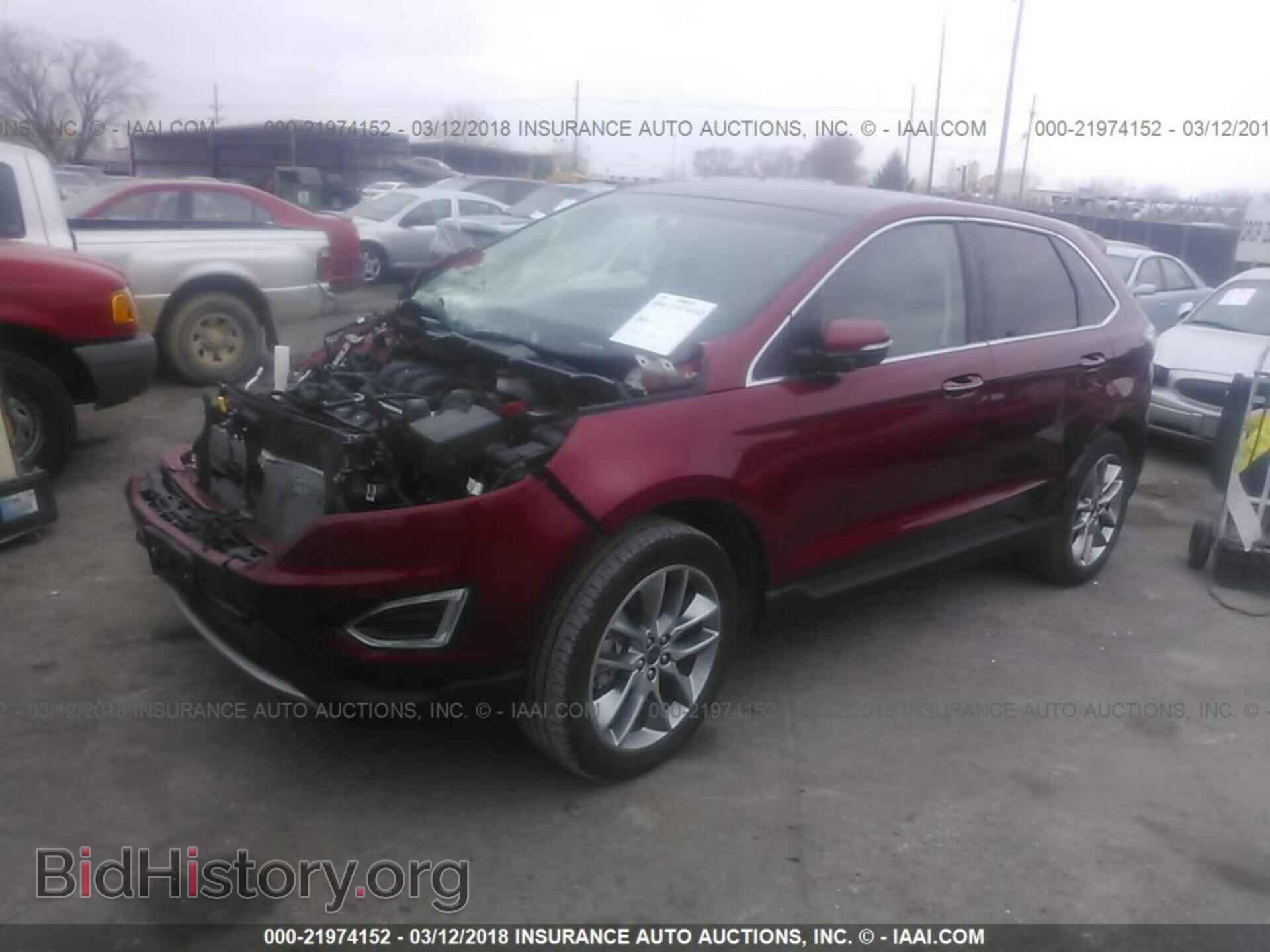 2015 Ford Edge - VIN: 2FMTK3K89FBB27120 - Фото 2