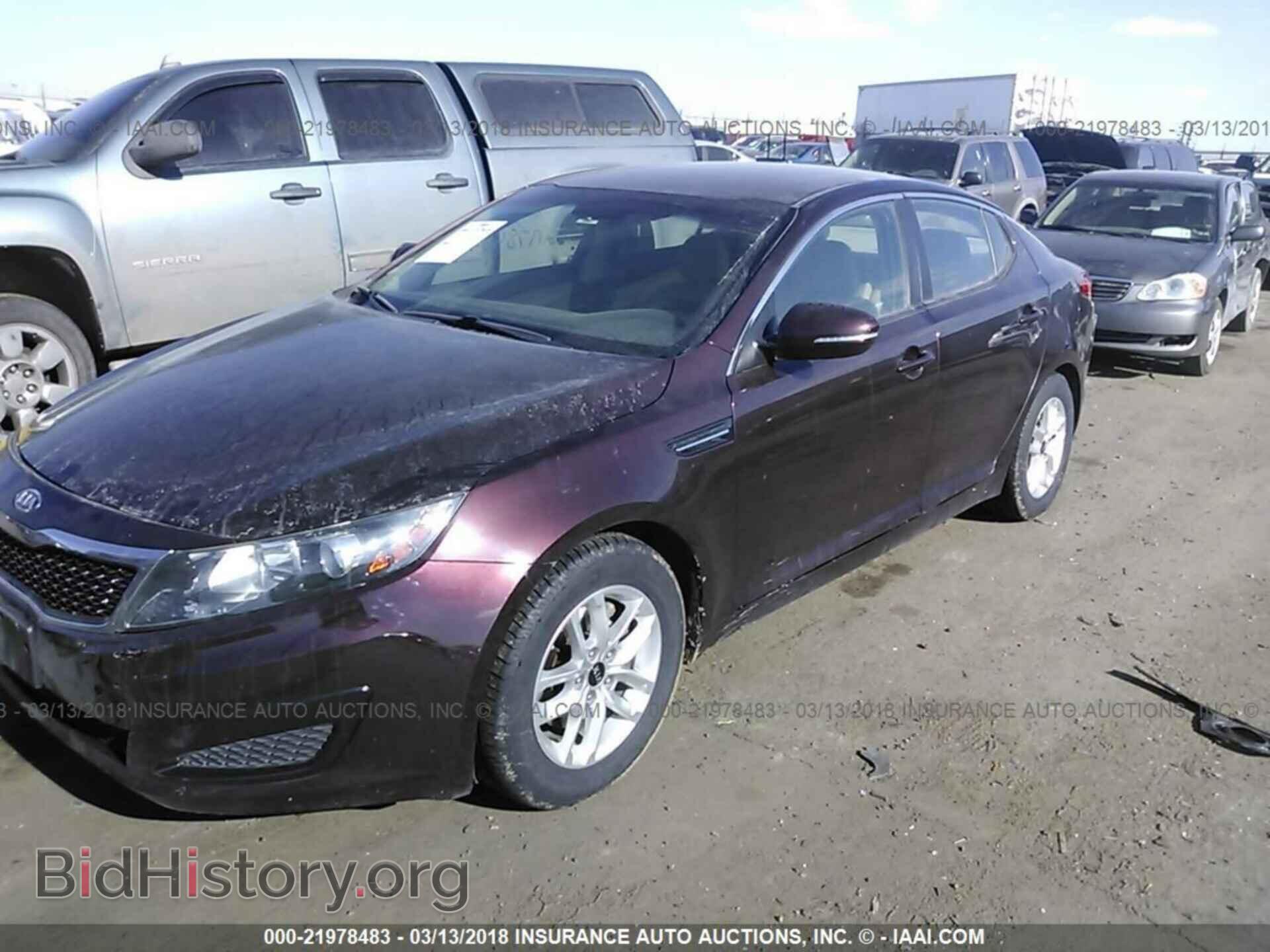 2011 Kia Optima - VIN: KNAGM4A71B5161157 - Фото 2