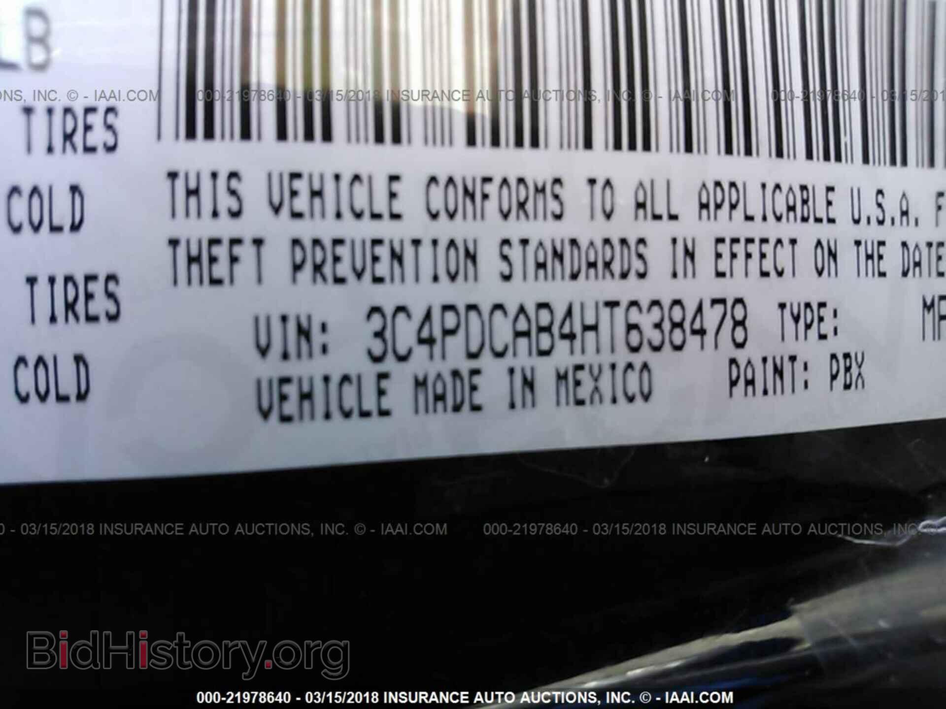 2017 Dodge Journey - VIN: 3C4PDCAB4HT638478 - Фото 9