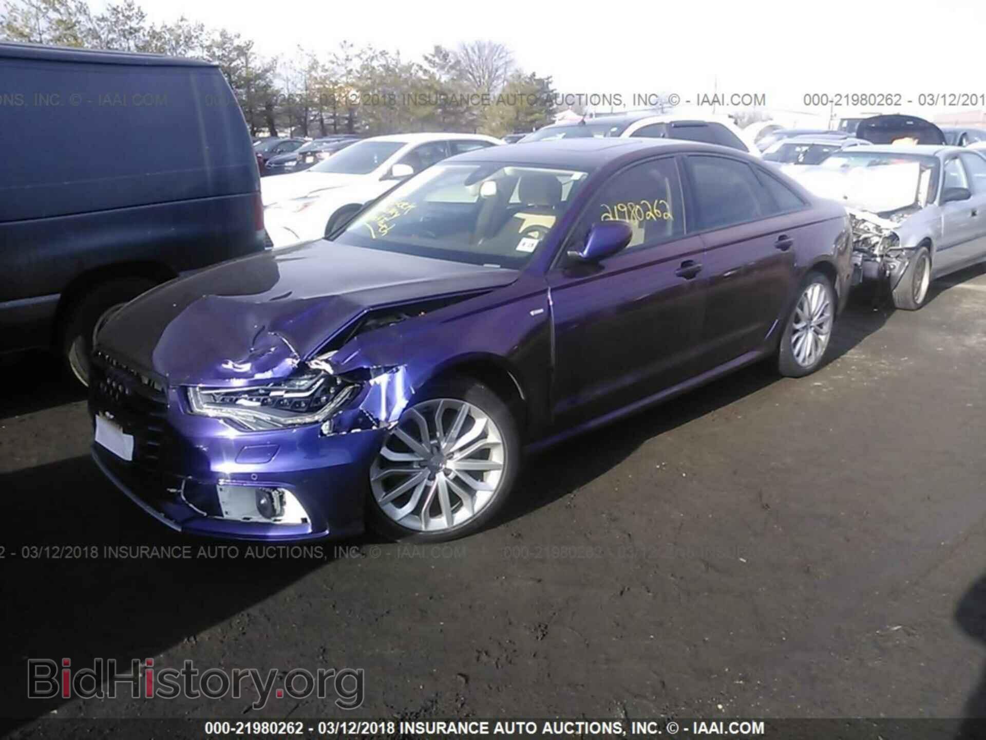 2014 AUDI A6 - VIN: WAUHMAFC3EN107520 - Фото 2